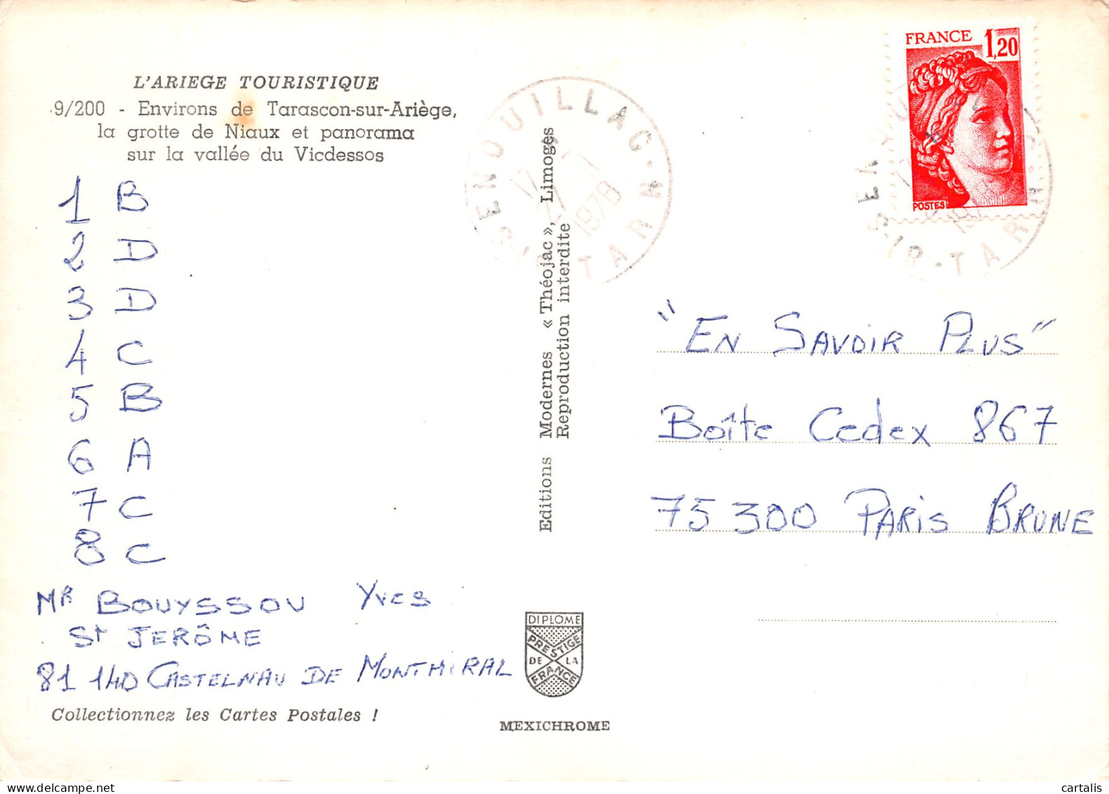 09-TARASCON SUR ARIEGE-N°3783-D/0163 - Sonstige & Ohne Zuordnung