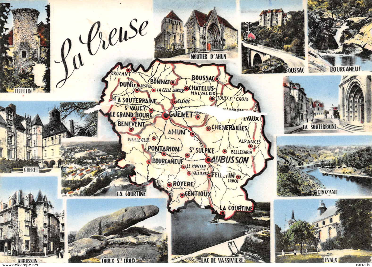 23-CREUSE MULTI VUES-N°3783-D/0125 - Autres & Non Classés