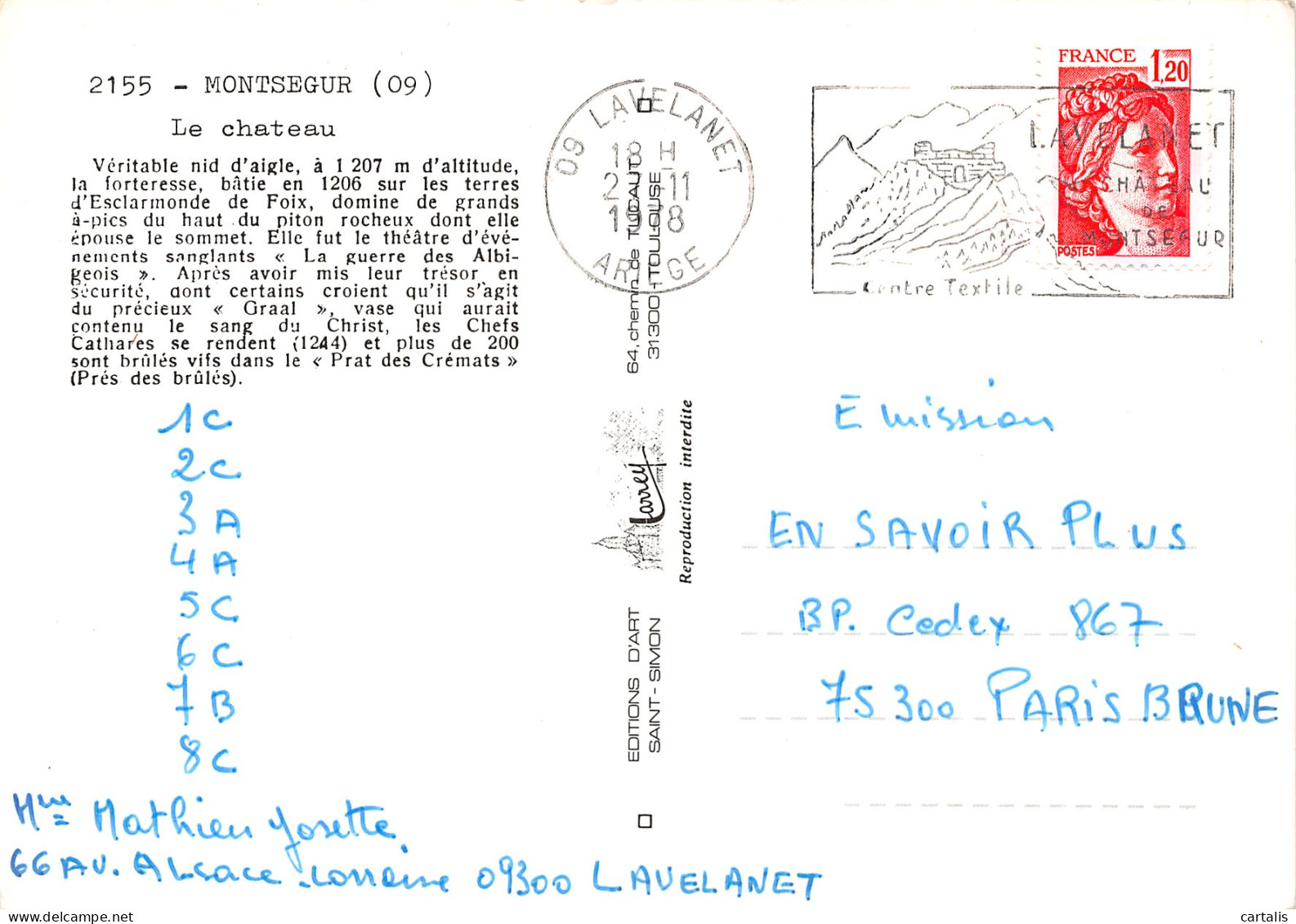 09-MONTSEGUR-N°3783-C/0379 - Other & Unclassified