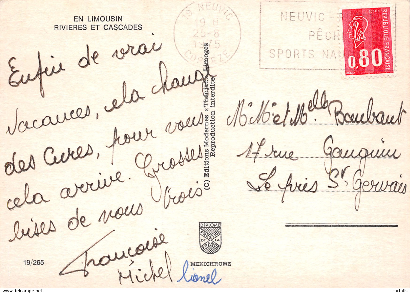 19-LIMOUSIN-N°3783-C/0281 - Other & Unclassified