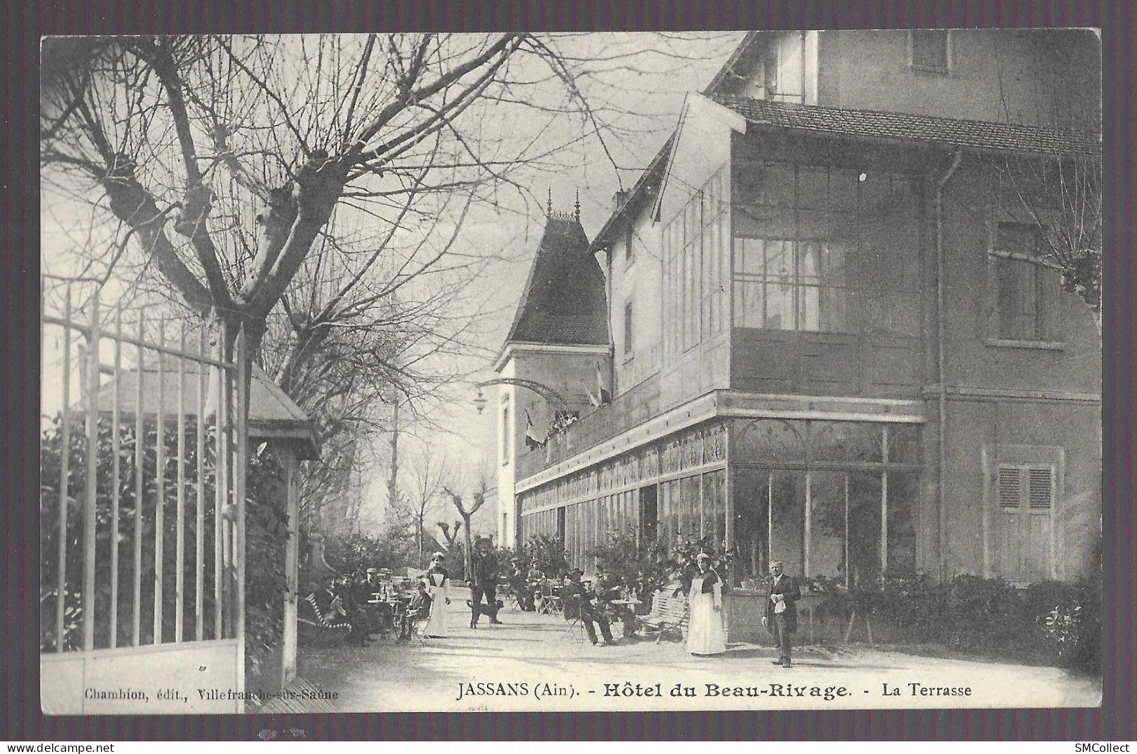 Jassans, Hotel Du Beau Rivage, La Terrasse (A17p20) - Unclassified