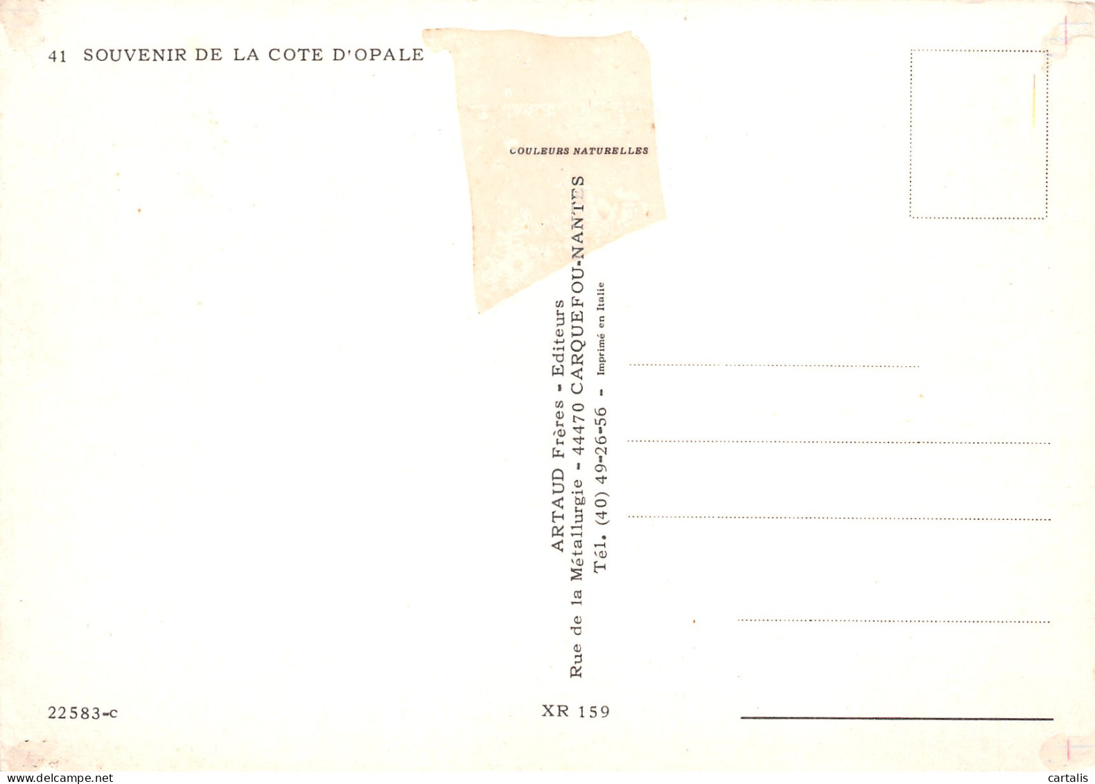 62-COTE D OPALE-N°3783-C/0225 - Otros & Sin Clasificación