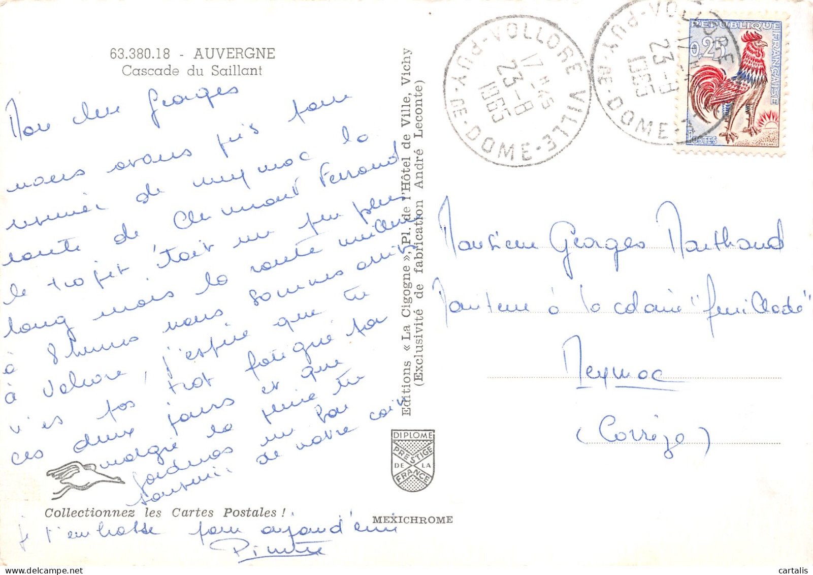 63-AUVERGNE-N°3783-C/0177 - Other & Unclassified