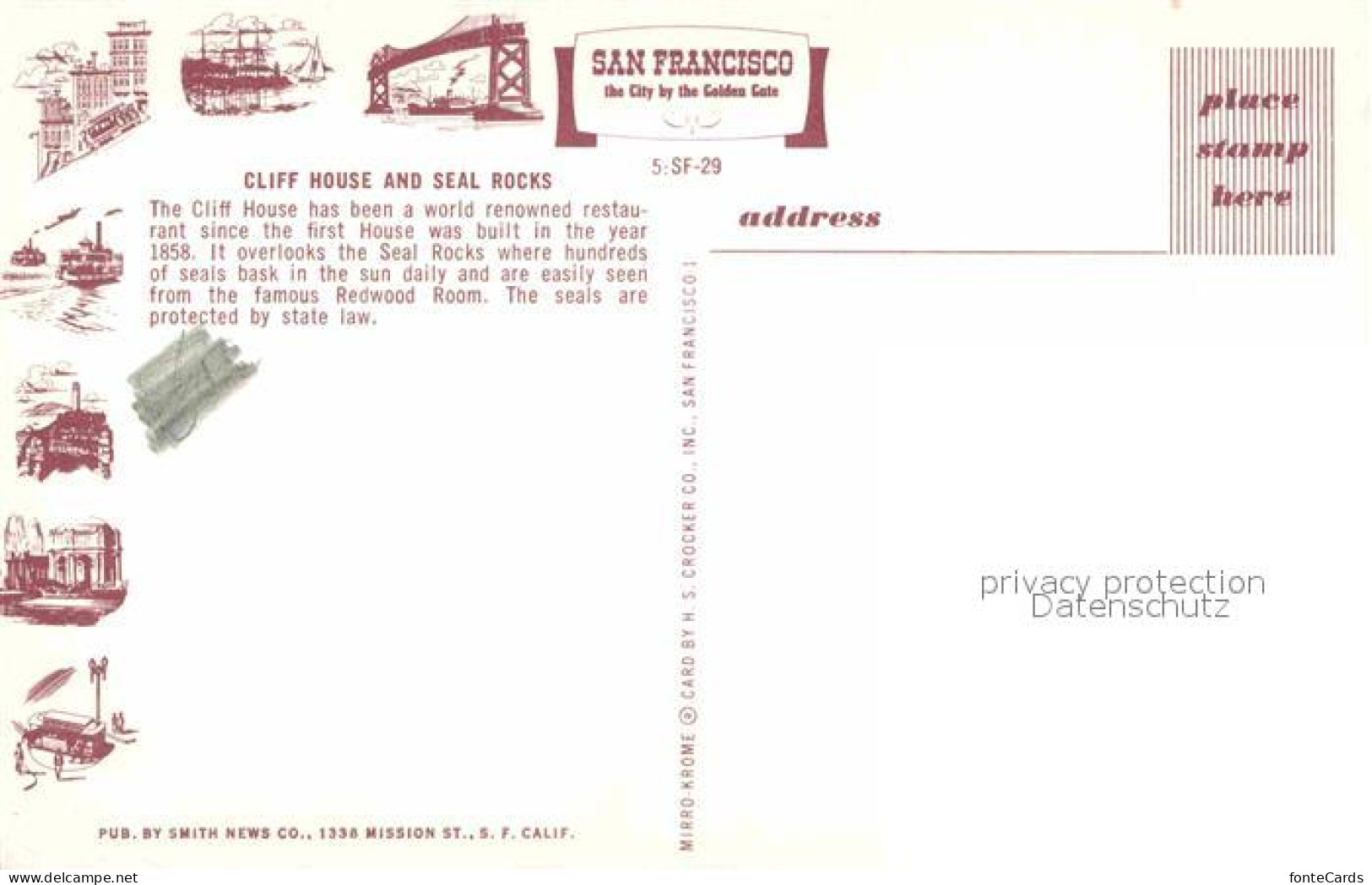 12869891 San_Francisco_California Cliff House Seal Rocks  - Other & Unclassified