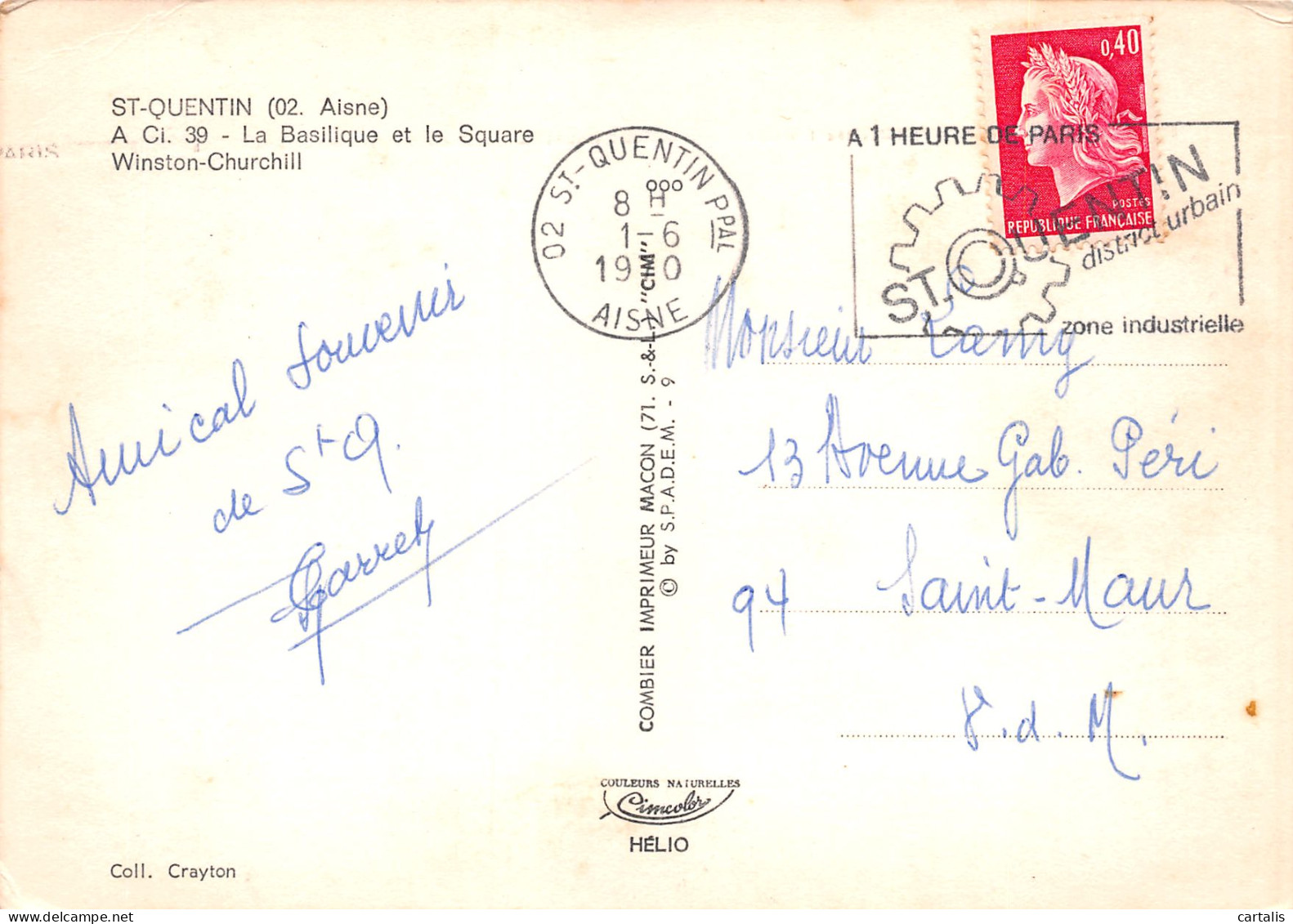 02-SAINT QUENTIN-N°3783-C/0149 - Saint Quentin