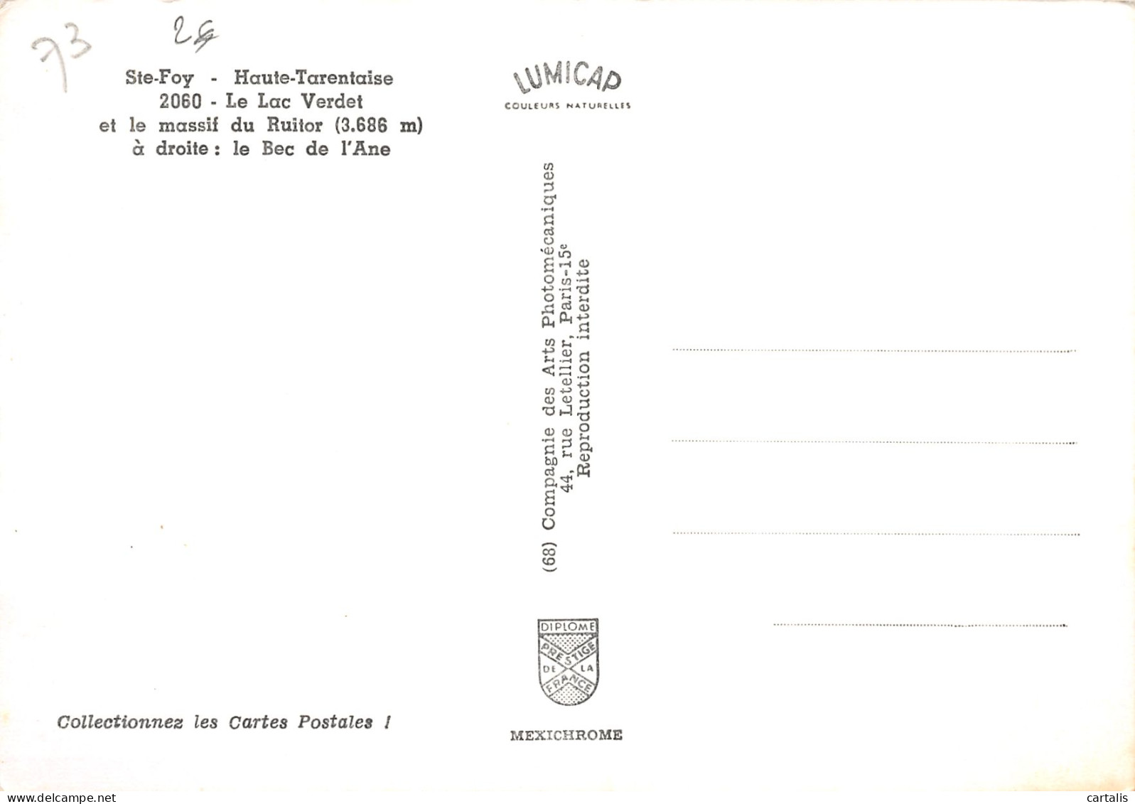 73-SAINTE FOY-N°3783-C/0073 - Other & Unclassified