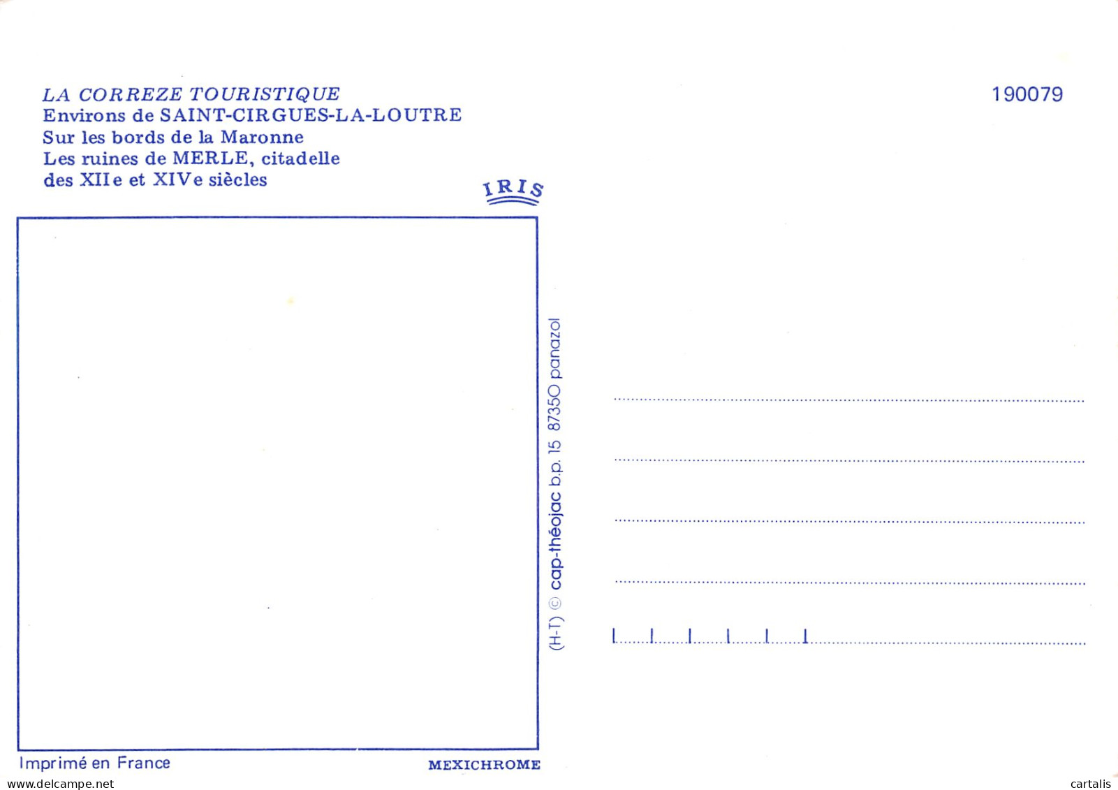 19-SAINT CIRGUES LA LOUTRE-N°3783-B/0357 - Other & Unclassified