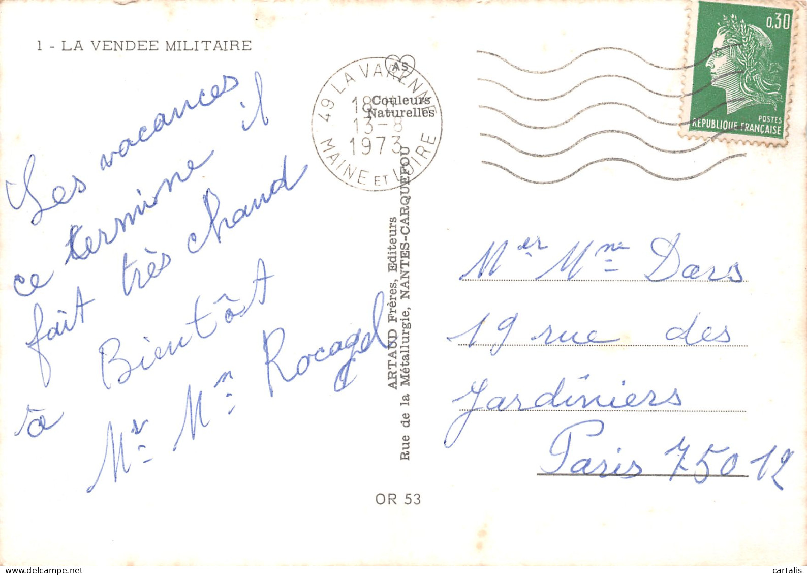 85-VENDEE MILITAIRE-N°3784-B/0245 - Autres & Non Classés