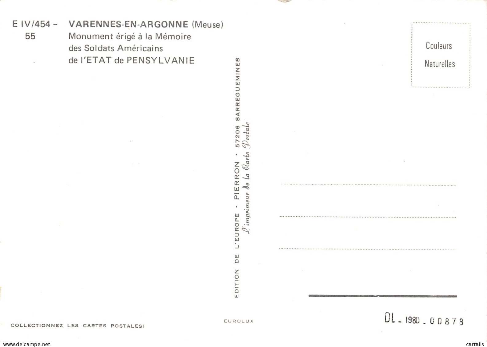 55-VARENNES EN ARGONNE-N°3784-B/0213 - Altri & Non Classificati