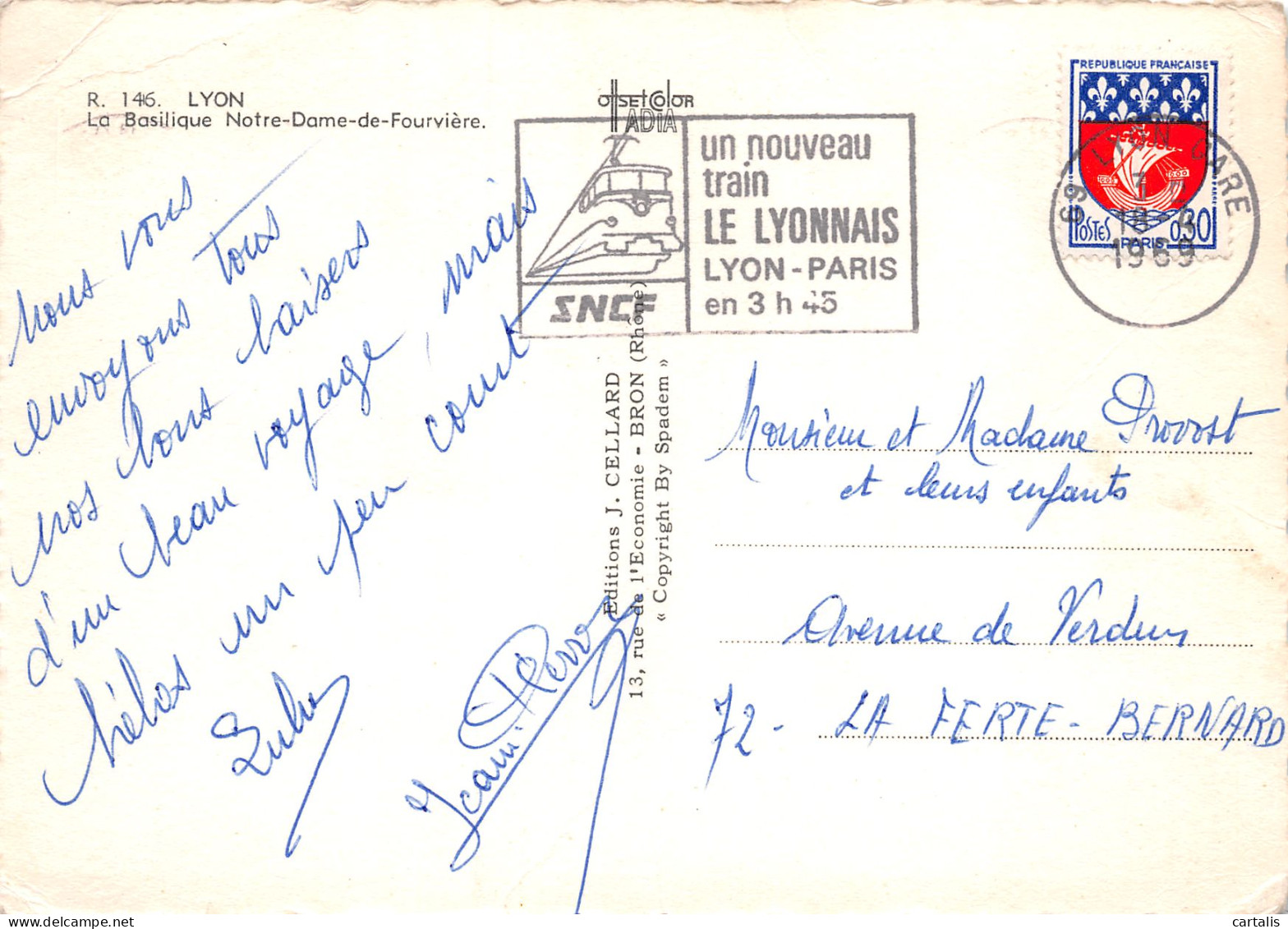 69-LYON-N°3784-B/0129 - Andere & Zonder Classificatie