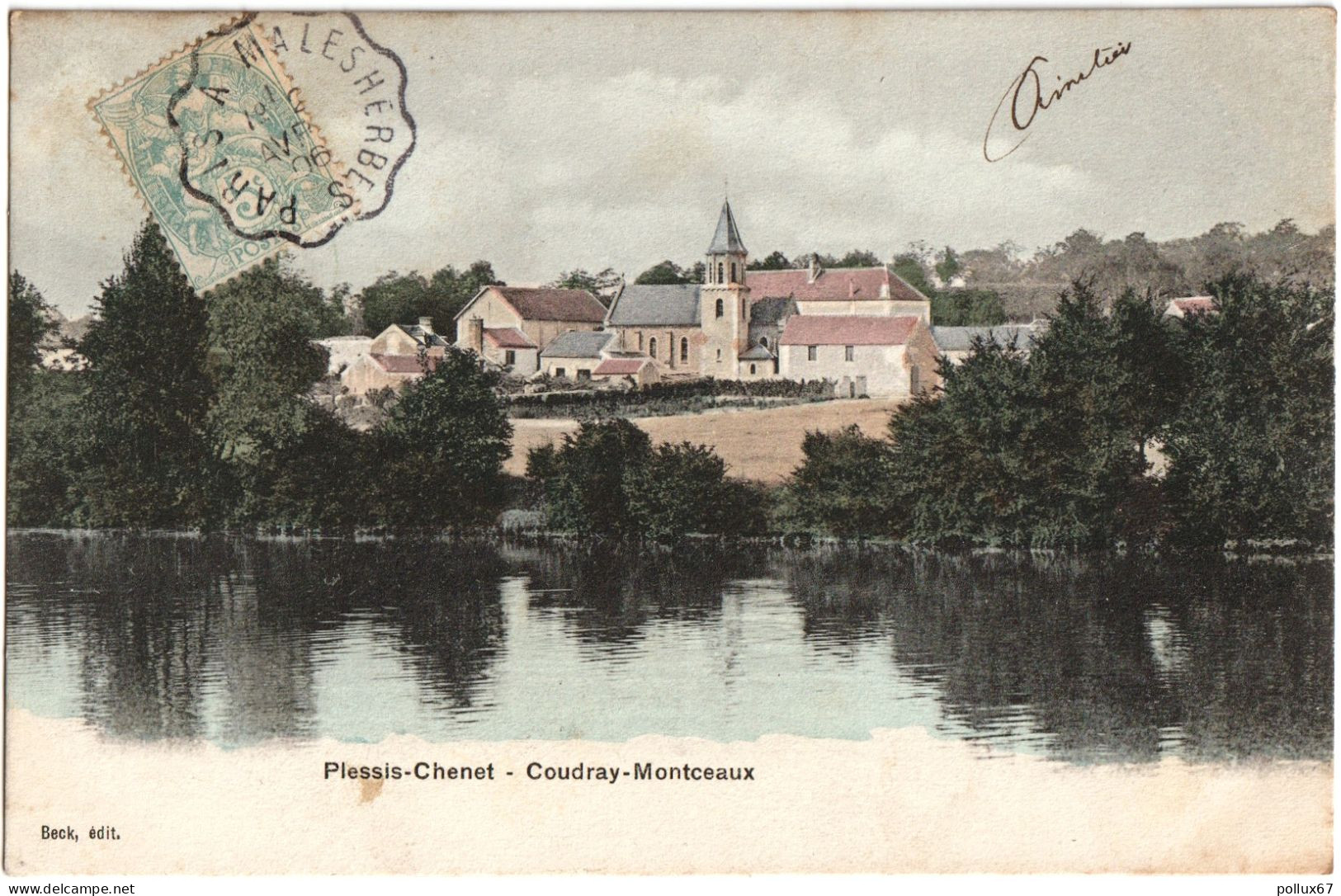 CPA LE PLESSIS-CHENET  (ESSONNE)  PLESSIS-CHENET  -  COUDRAY-MONTCEAUX - Other & Unclassified