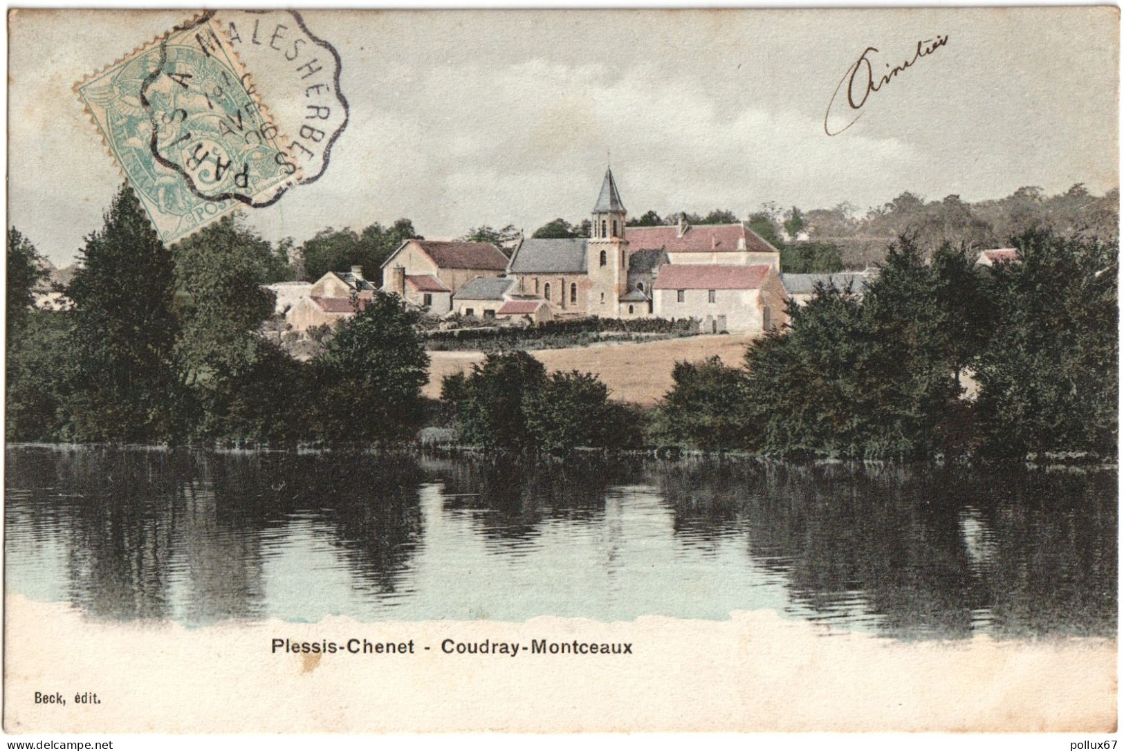 CPA LE PLESSIS-CHENET  (ESSONNE)  PLESSIS-CHENET  -  COUDRAY-MONTCEAUX - Otros & Sin Clasificación