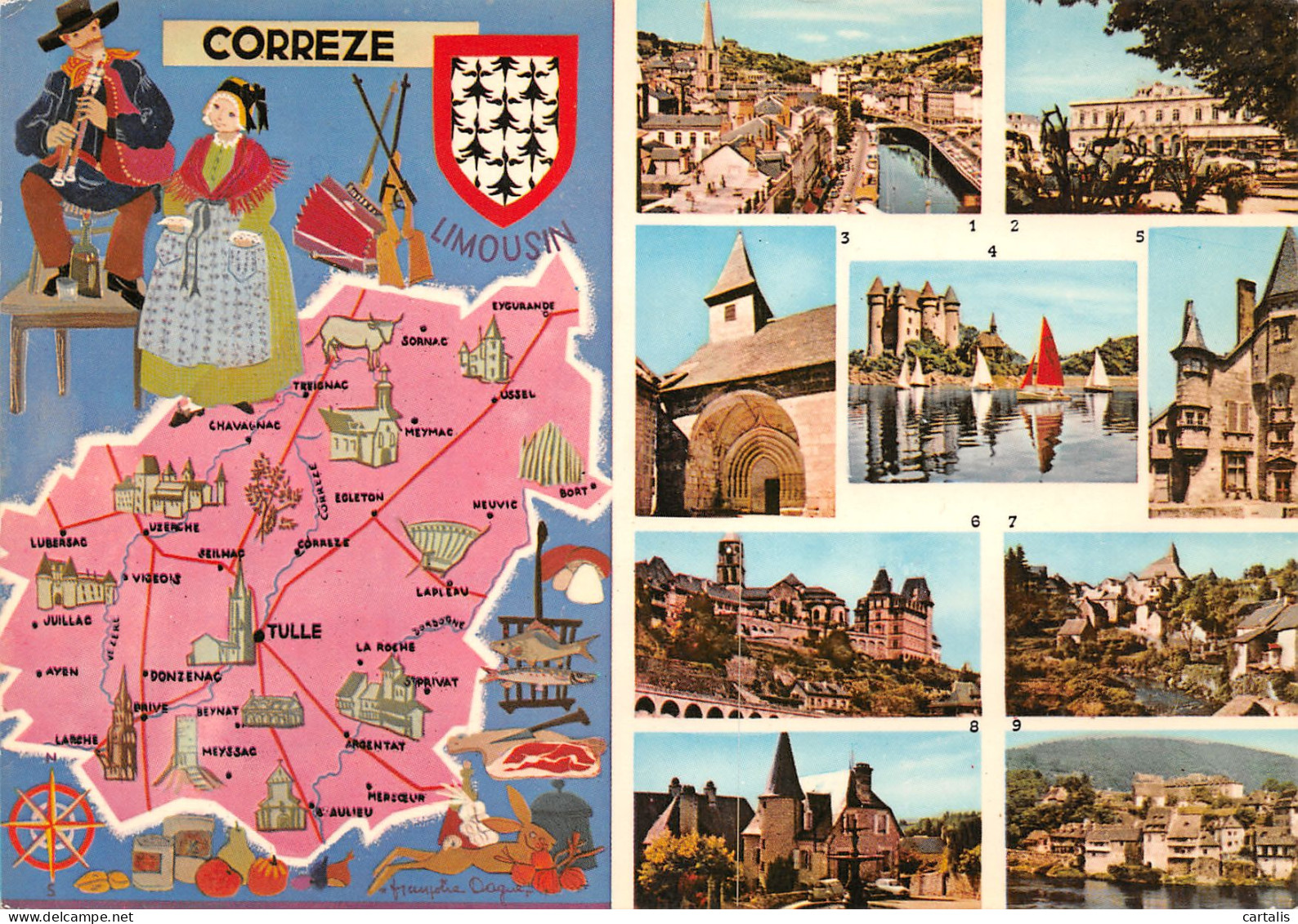 19-LA CORREZE MULTI VUES-N°3784-A/0365 - Andere & Zonder Classificatie