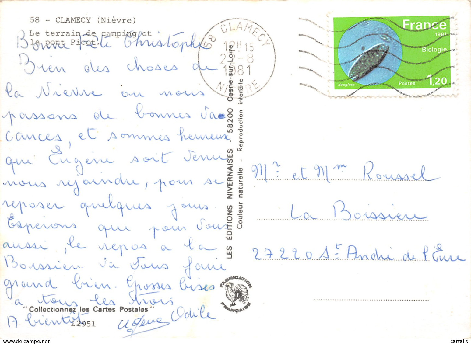 58-CLAMECY-N°3784-A/0329 - Clamecy