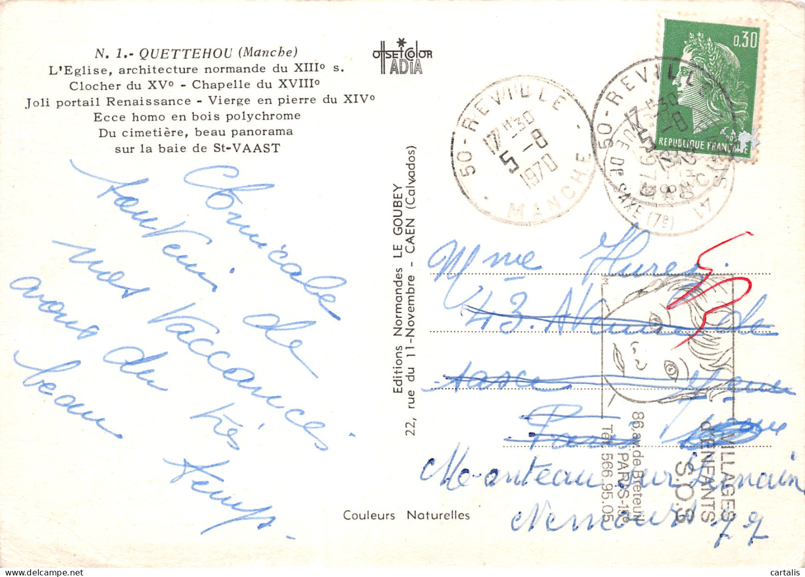 50-QUETTEHOU-N°3784-A/0049 - Altri & Non Classificati