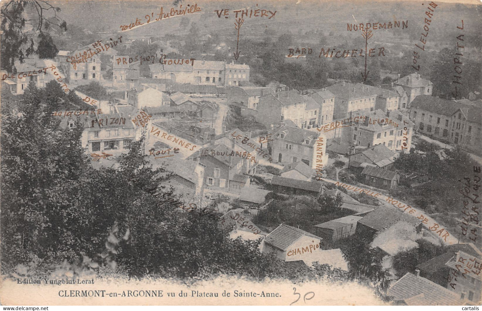 55-CLERMONT EN ARGONNE-N°3785-C/0091 - Clermont En Argonne