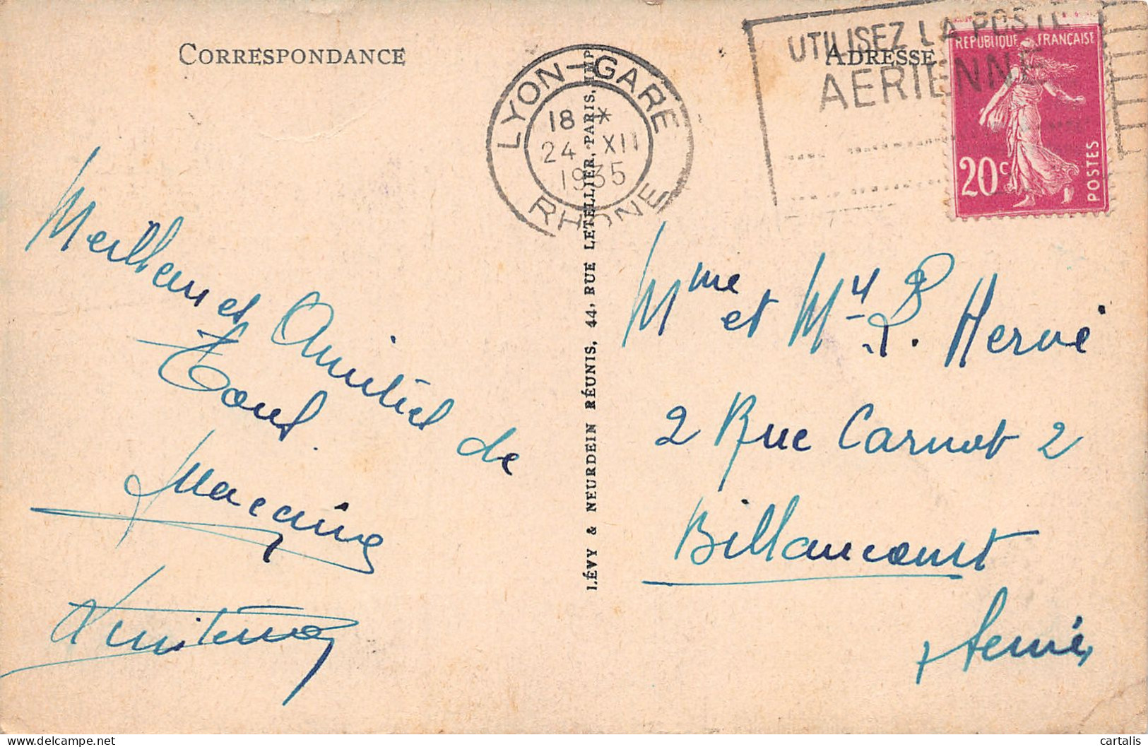 69-LYON-N°3785-B/0355 - Other & Unclassified