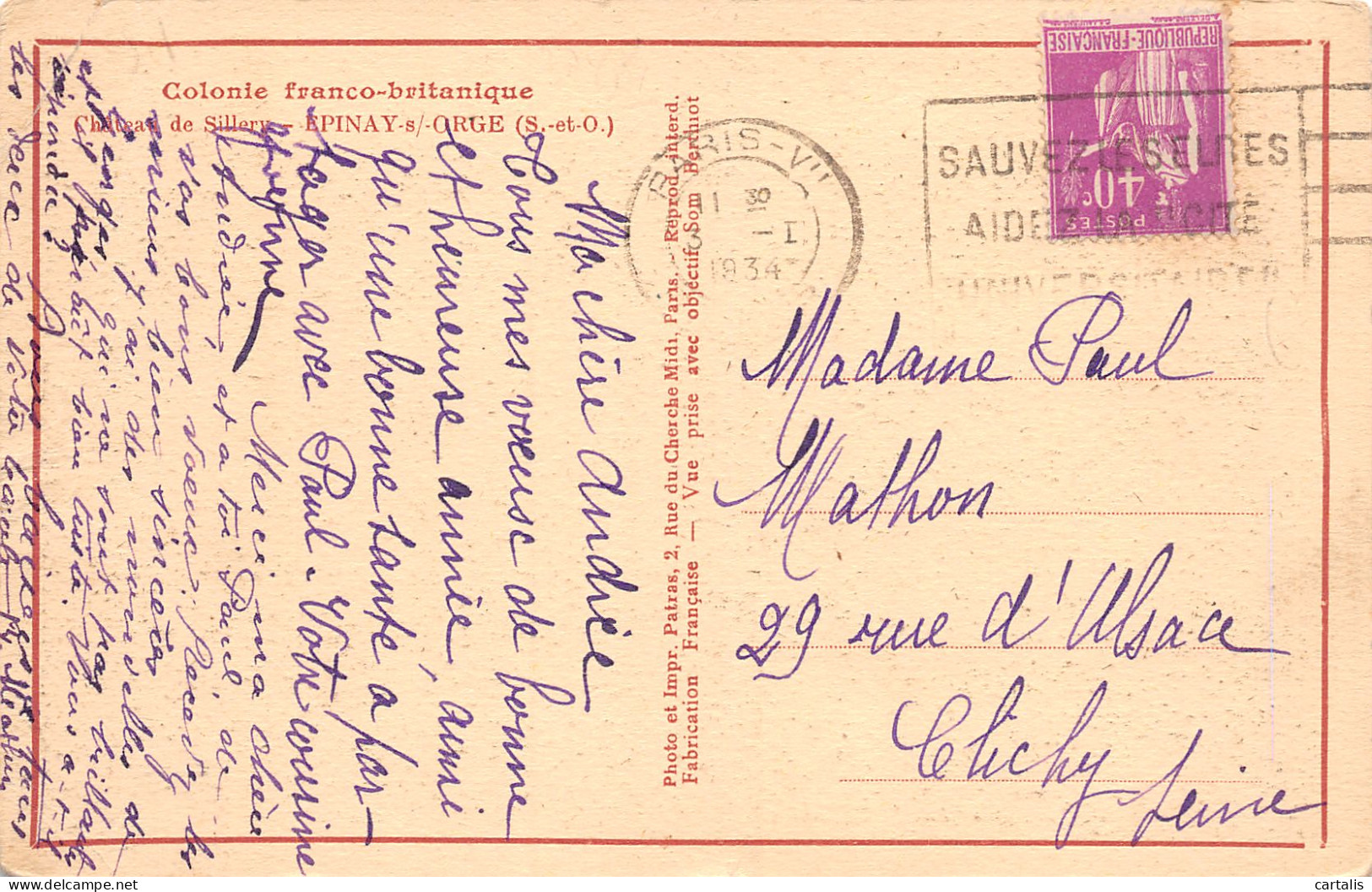 91-EPINAY SUR ORGE-N°3785-B/0215 - Epinay-sur-Orge