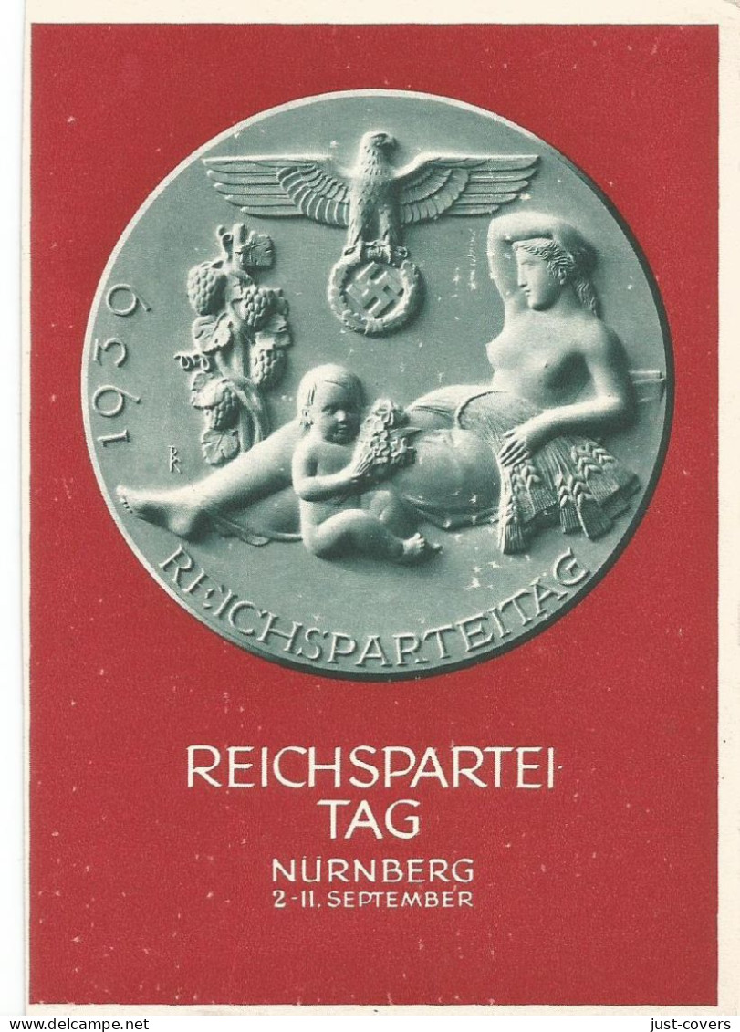 Germany Unused Postal Card For "Empire Party Day.. Nurnberg 2 - 11 Sept" - Nuernberg