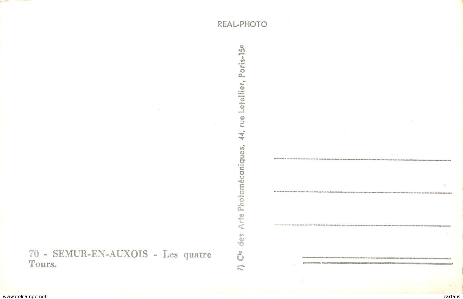 21-SEMUR EN AUXOIS-N°3785-D/0191 - Semur