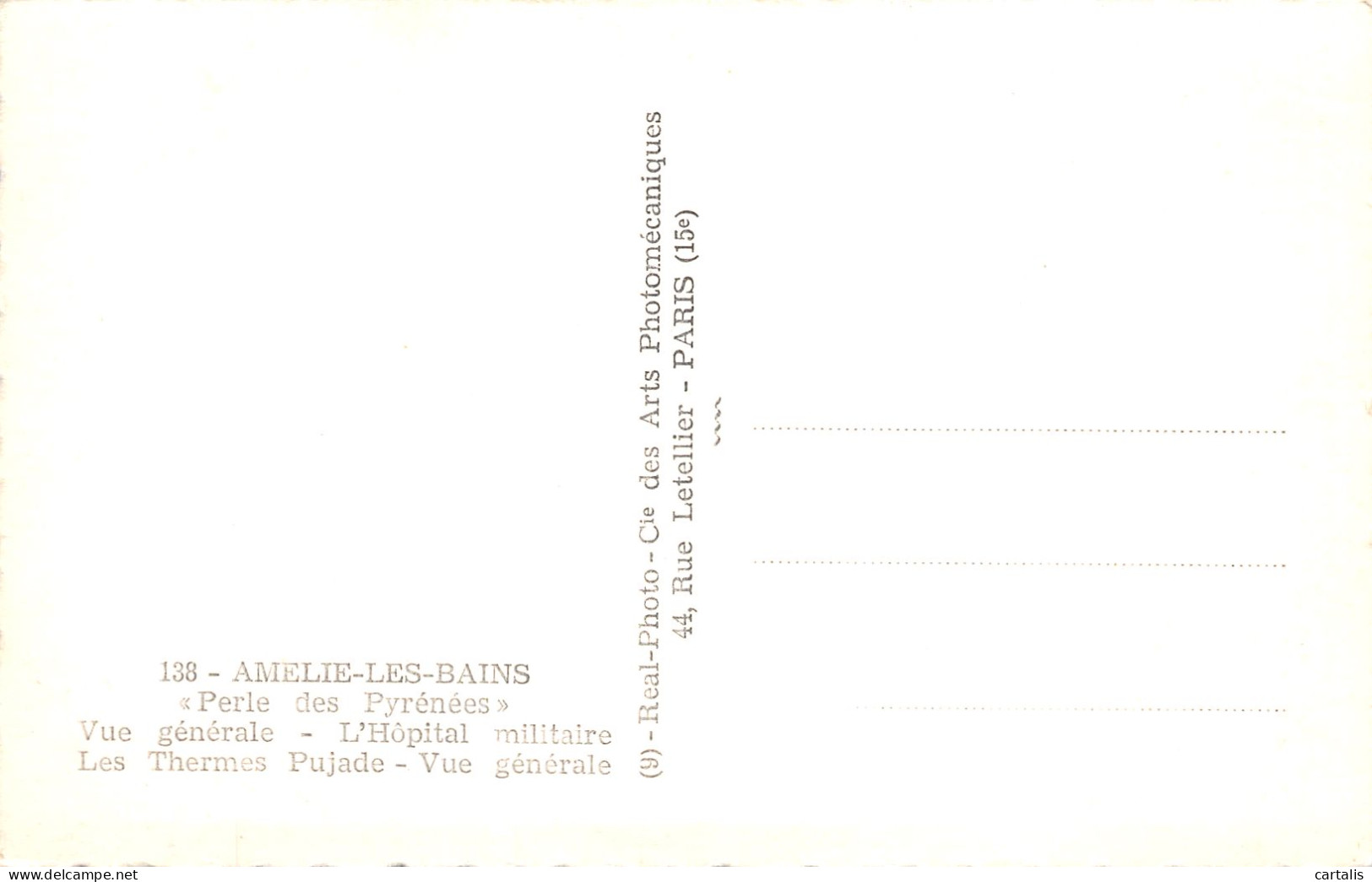 66-AMELIE LES BAINS-N°3785-C/0231 - Autres & Non Classés