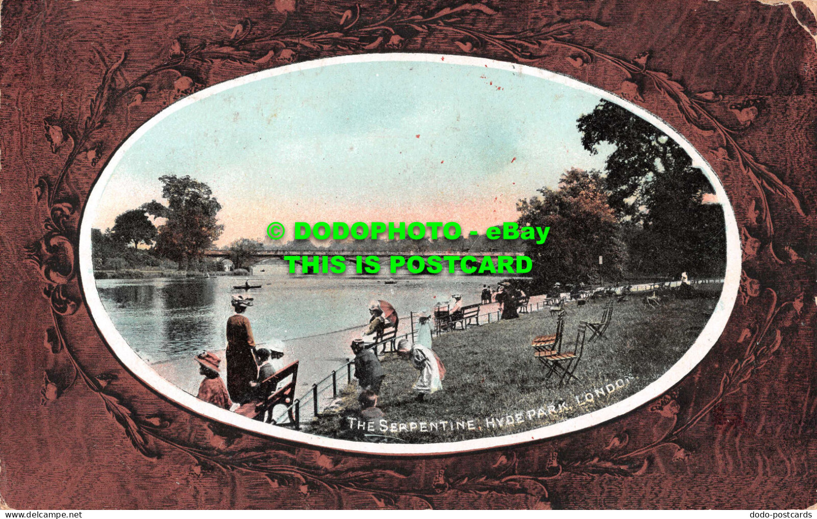 R531918 London. Hyde Park. The Serpentine. E. T. W. Dennis. Dainty Series. 1917 - Other & Unclassified