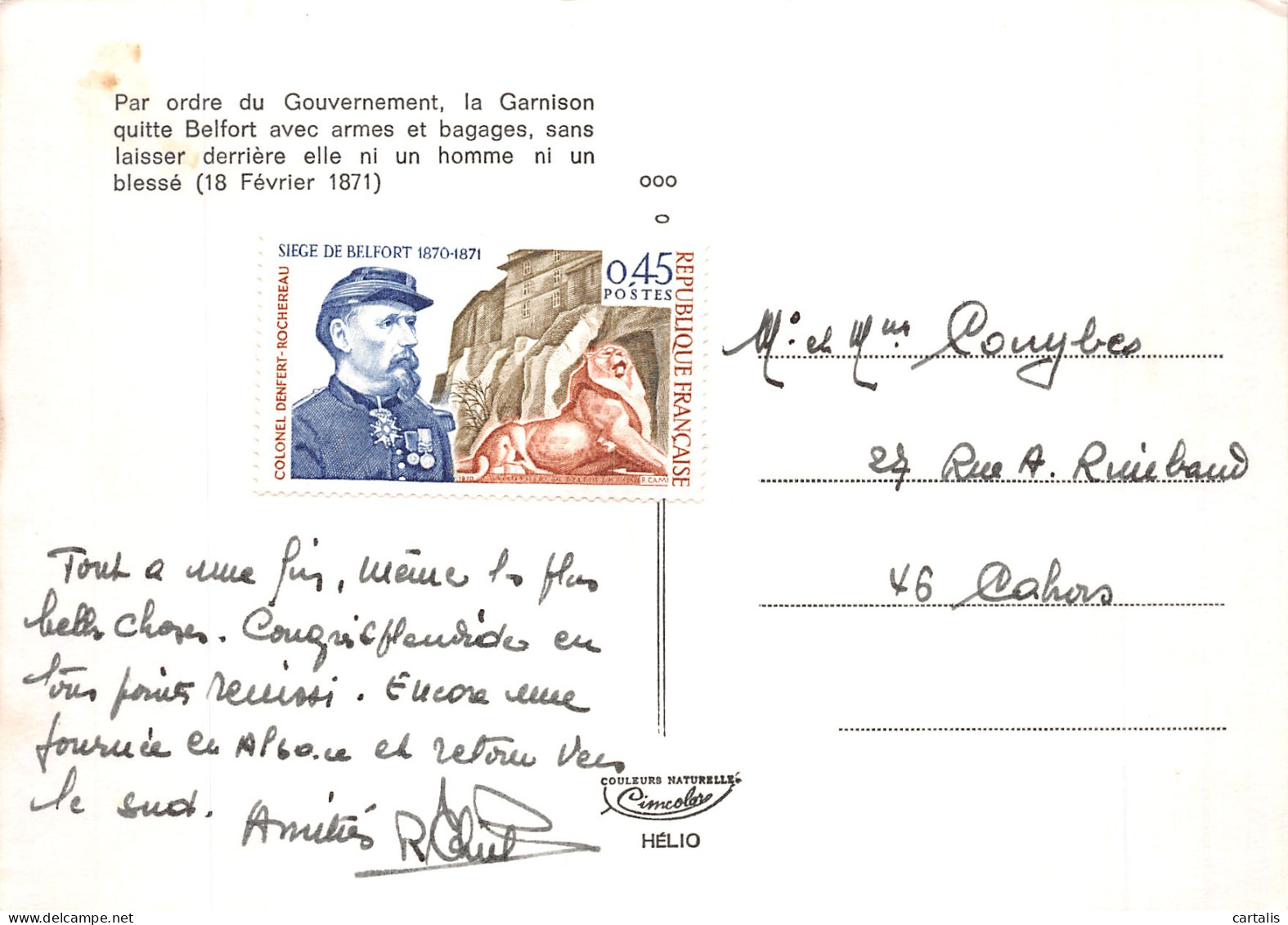 90-BELFORT-N° 4419-C/0191 - Altri & Non Classificati