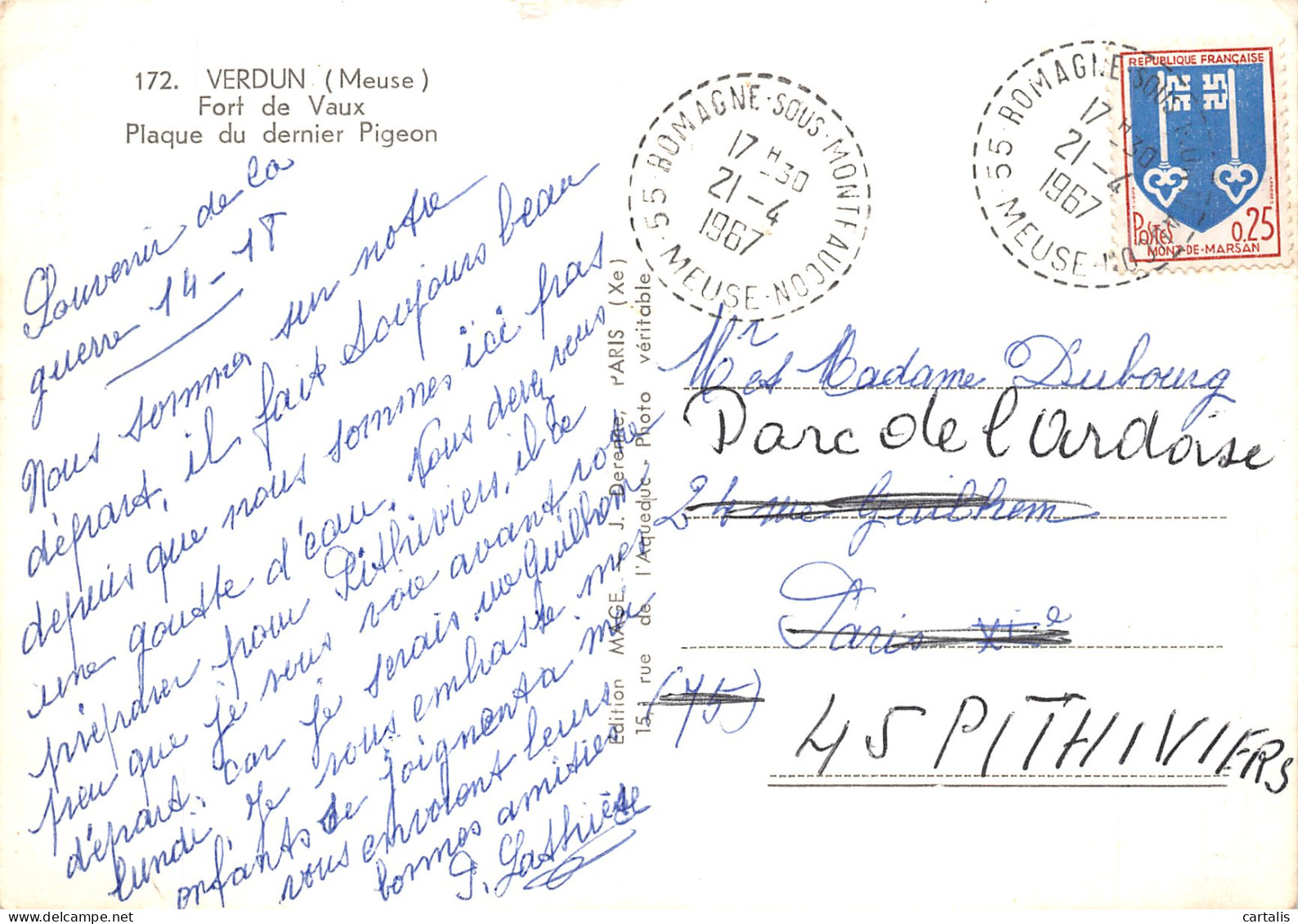 55-VERDUN-N° 4419-C/0179 - Verdun