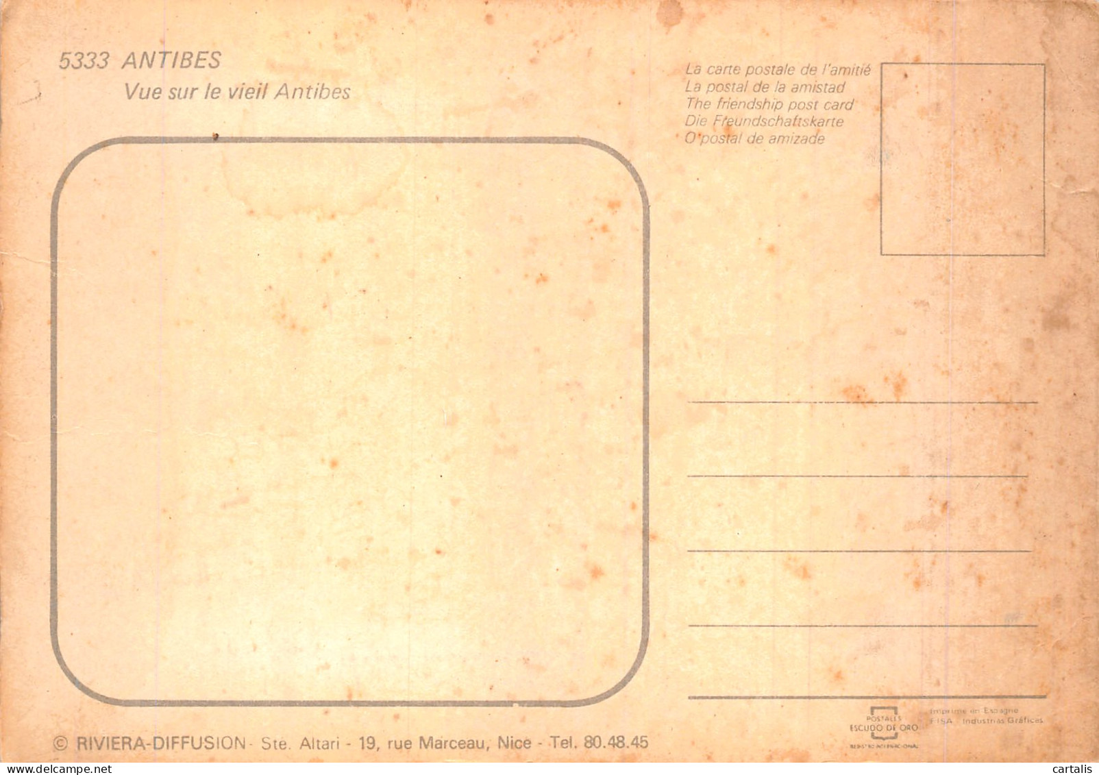 06-ANTIBES-N° 4419-C/0103 - Other & Unclassified