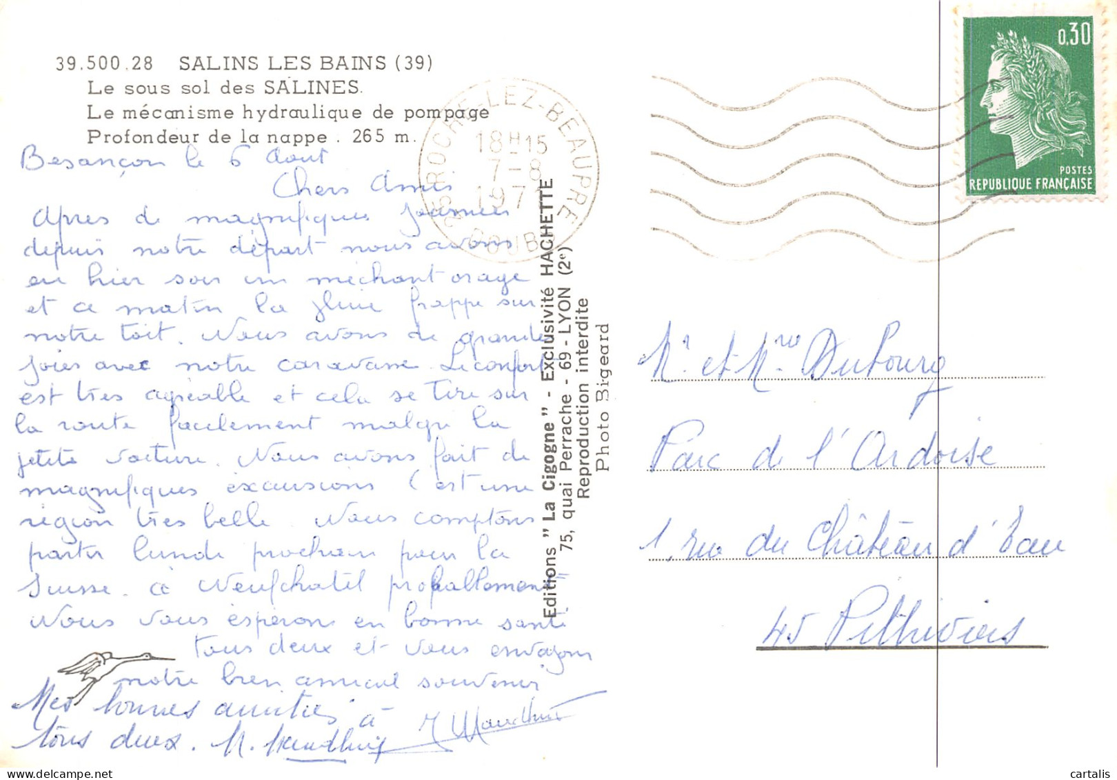 39-SALINS LES BAINS-N° 4419-C/0079 - Otros & Sin Clasificación