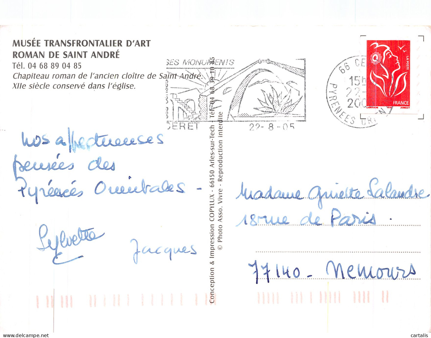 66-MUSEE TRANSFRONTALIER ART ROMAN SAINT ANDRE-N° 4419-C/0031 - Other & Unclassified