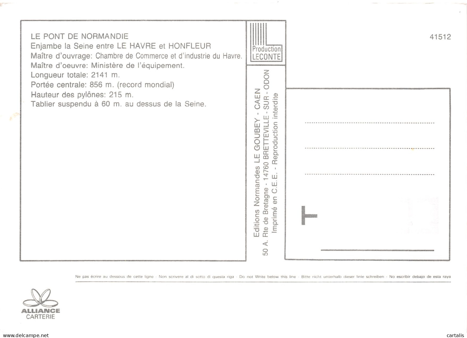 76-LE PONT DE NORMANDIE-N° 4419-C/0029 - Other & Unclassified