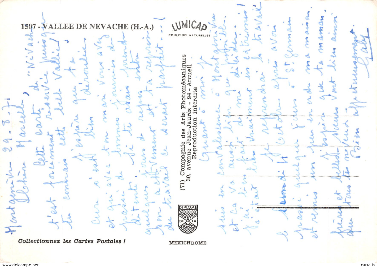 05-VALLEE DE NEVACHE-N° 4419-B/0343 - Andere & Zonder Classificatie