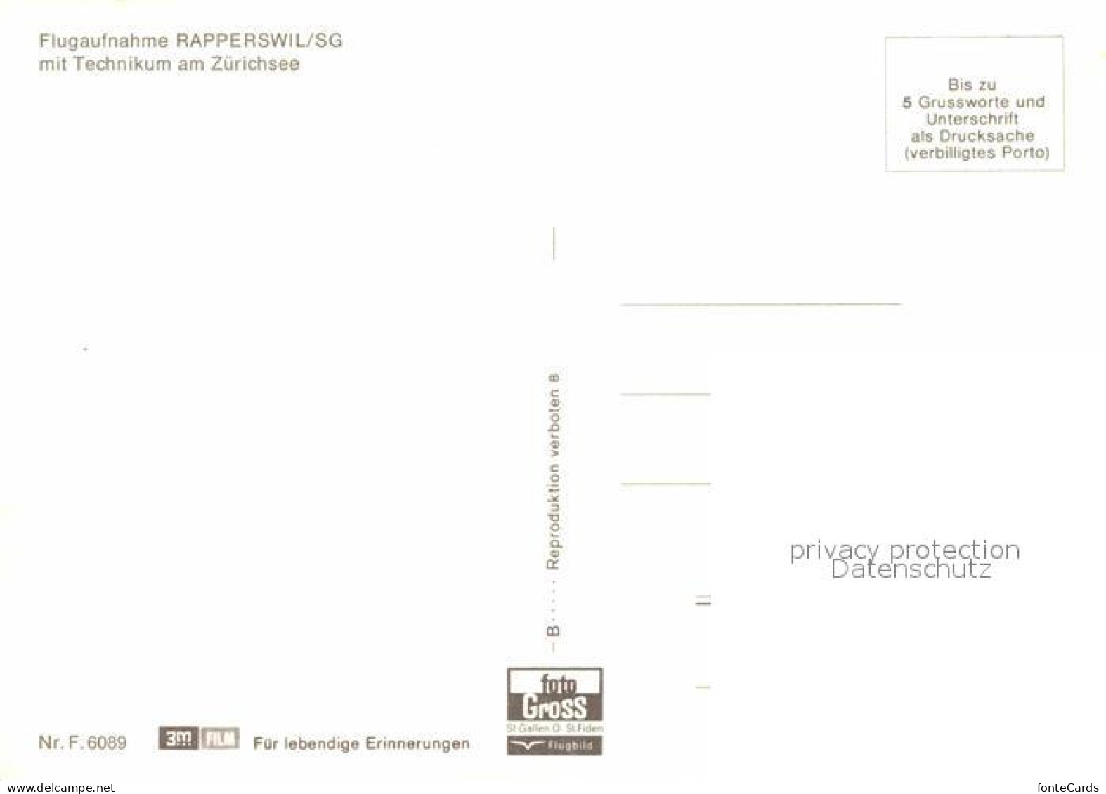 12863211 Rapperswil SG Fliegeraufnahme Mit Technikum Am Zuerichsee Rapperswil SG - Altri & Non Classificati