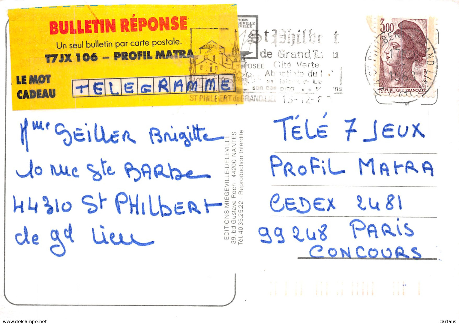 44-SAINT PHILBERT DE GRAND LIEU-N° 4419-A/0385 - Saint-Philbert-de-Grand-Lieu