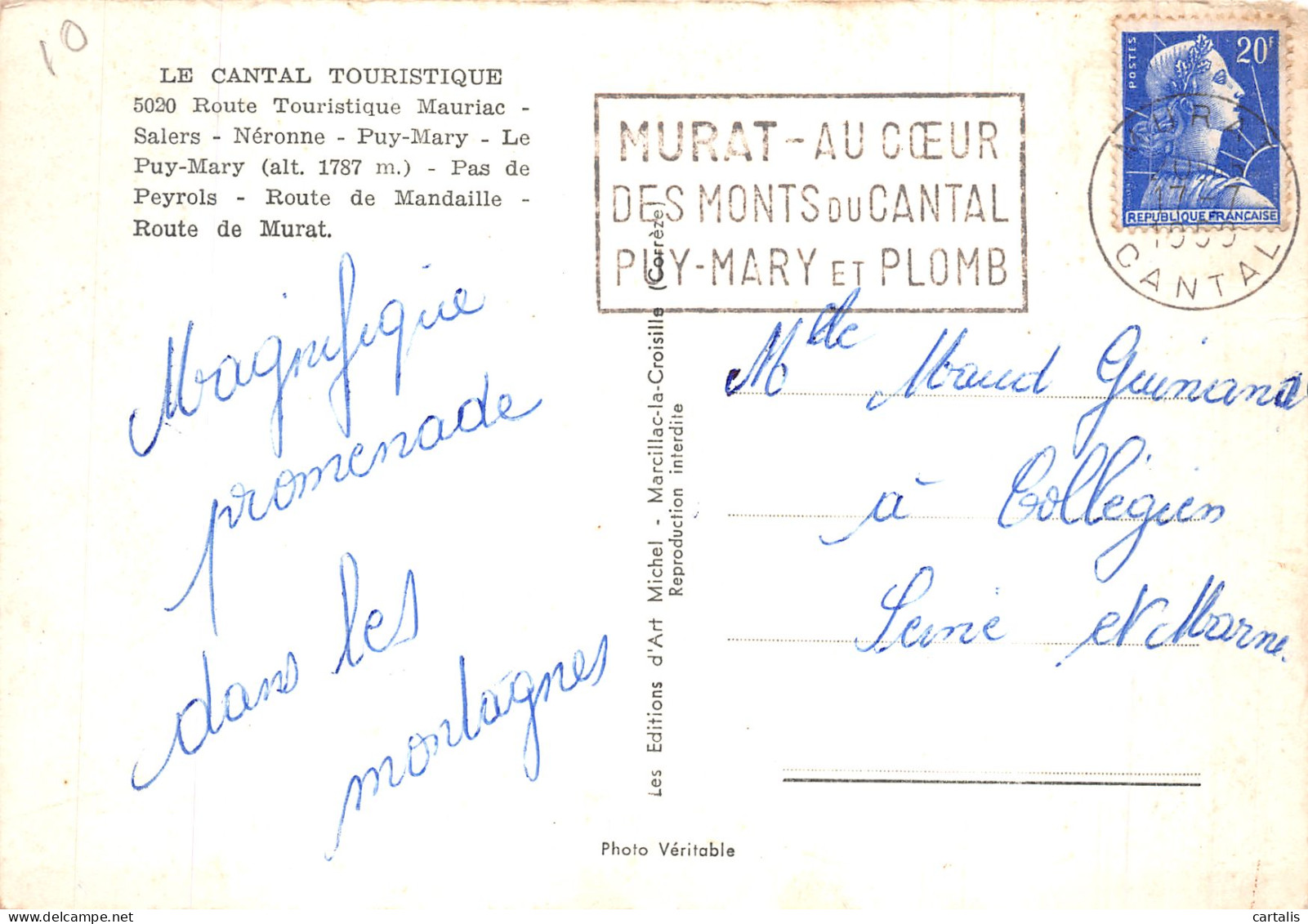 15-LE CANTAL-N° 4419-A/0323 - Other & Unclassified