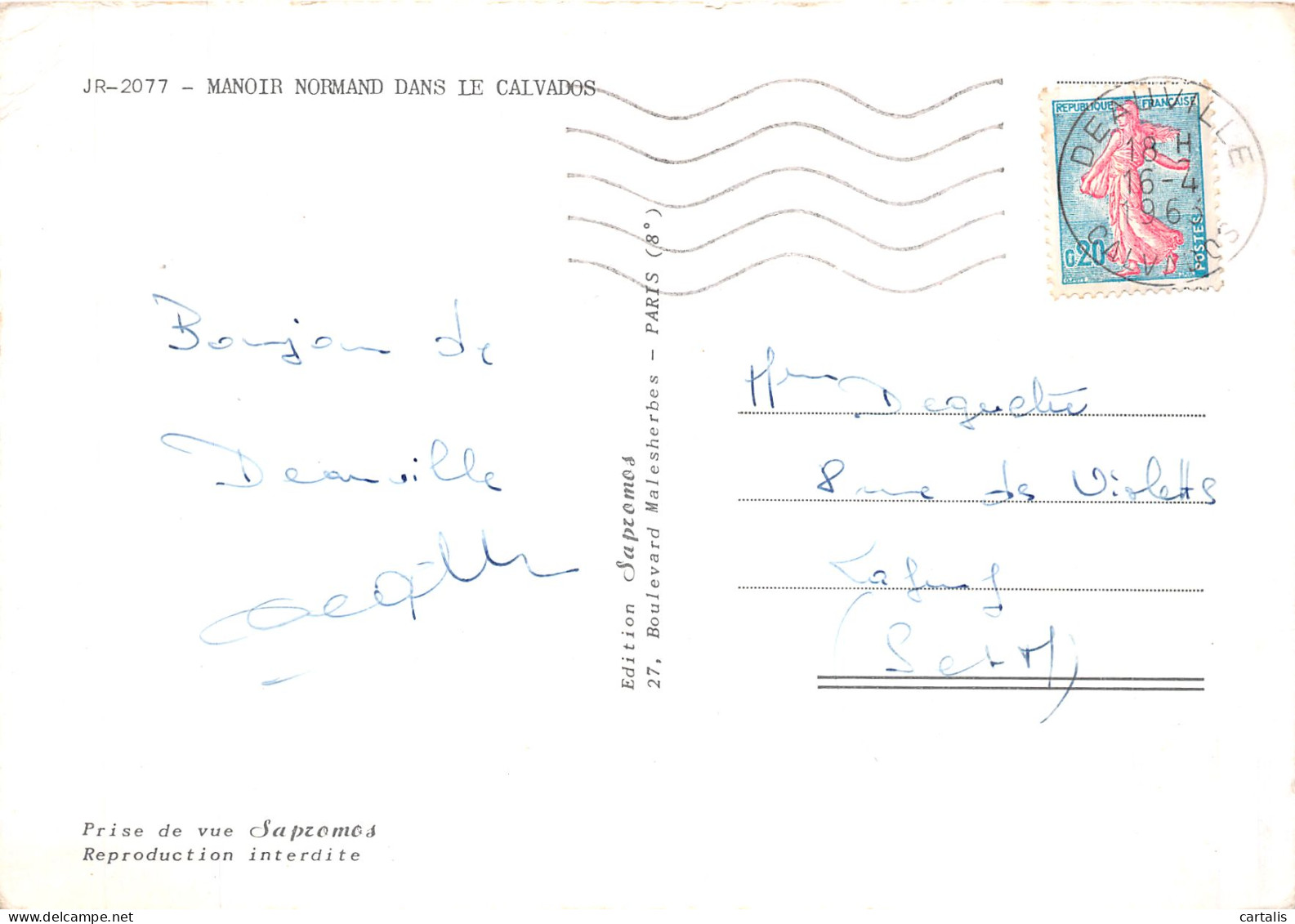 14-CALVADOS MANOIR NORMAND-N° 4419-A/0045 - Other & Unclassified