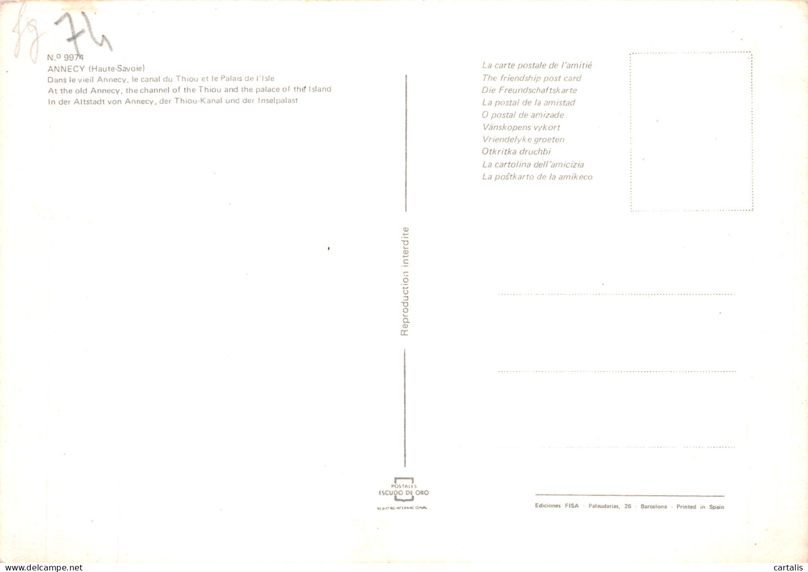 74-ANNECY-N° 4419-A/0055 - Annecy