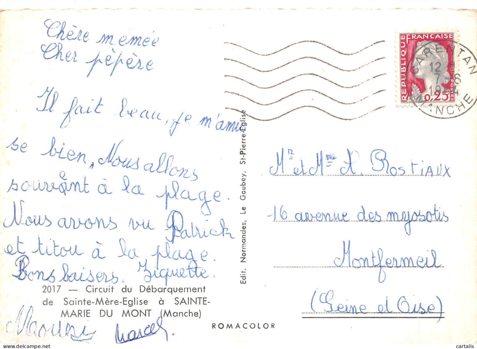 50-SAINTE MARIE DU MONT -N° 4419-A/0041 - Other & Unclassified