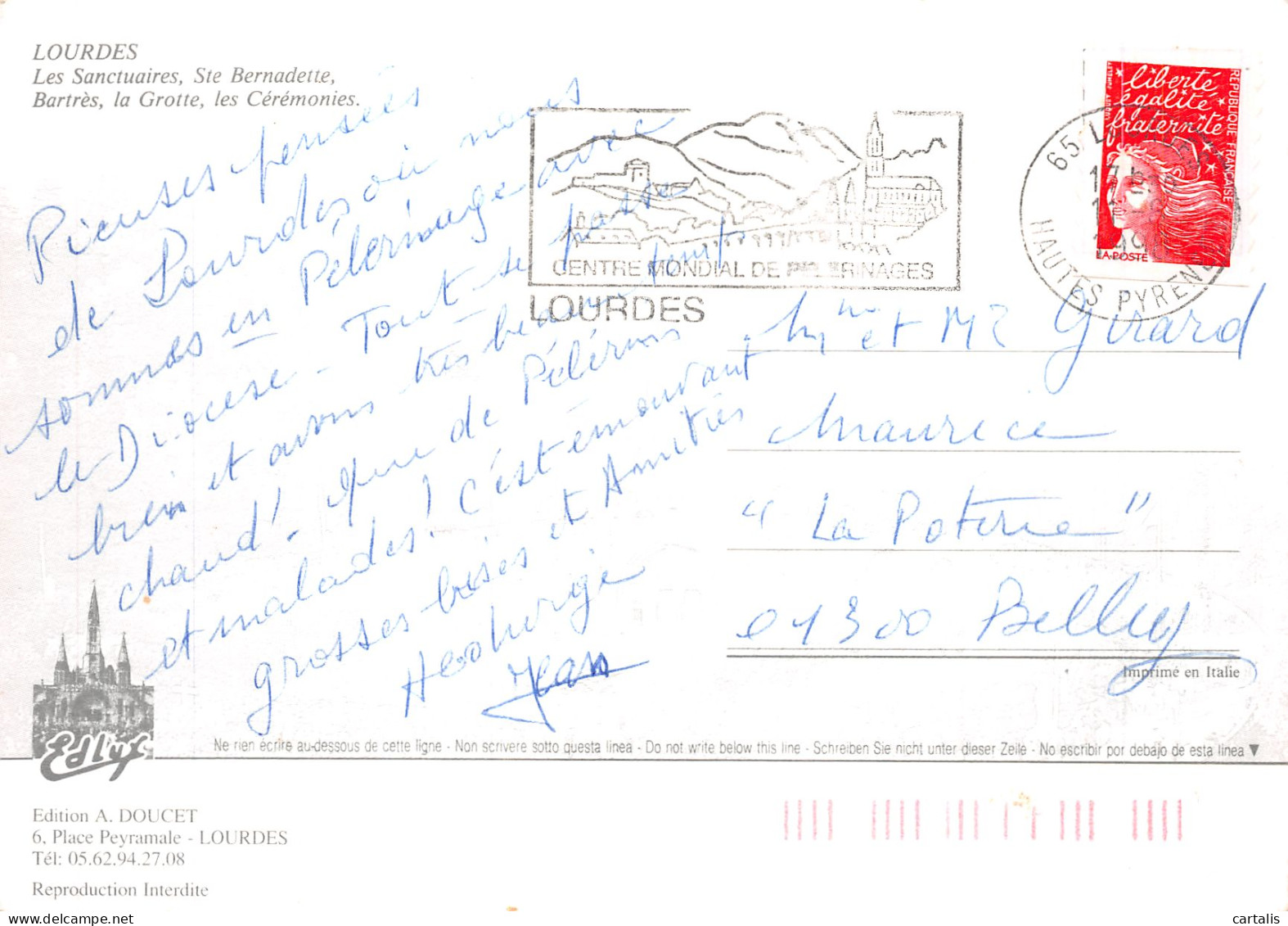 65-LOURDES-N° 4419-A/0031 - Lourdes