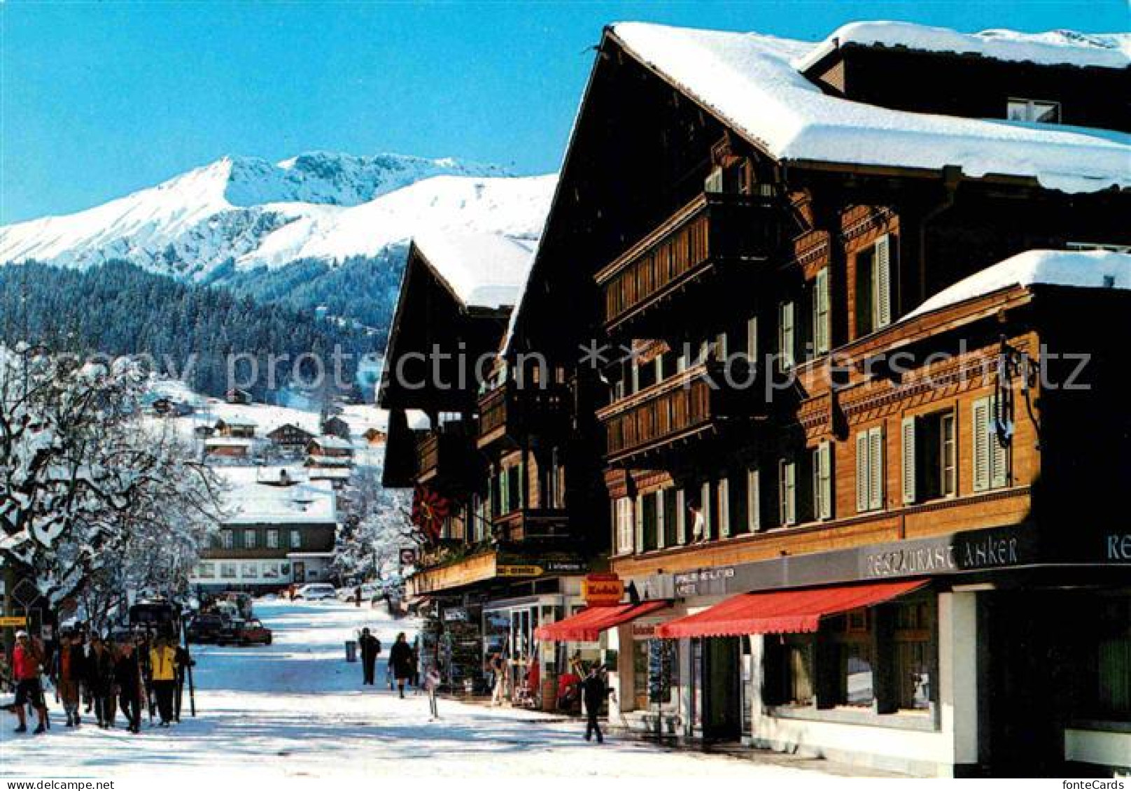 12861682 Lenk Simmental Dorfstrasse Wintersportplatz Berner Alpen Lenk Simmental - Altri & Non Classificati