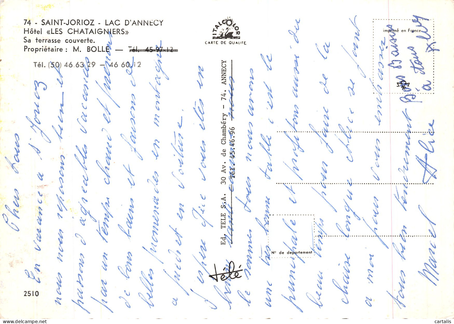 74-SAINT JORIOZ-N° 4420-A/0021 - Andere & Zonder Classificatie