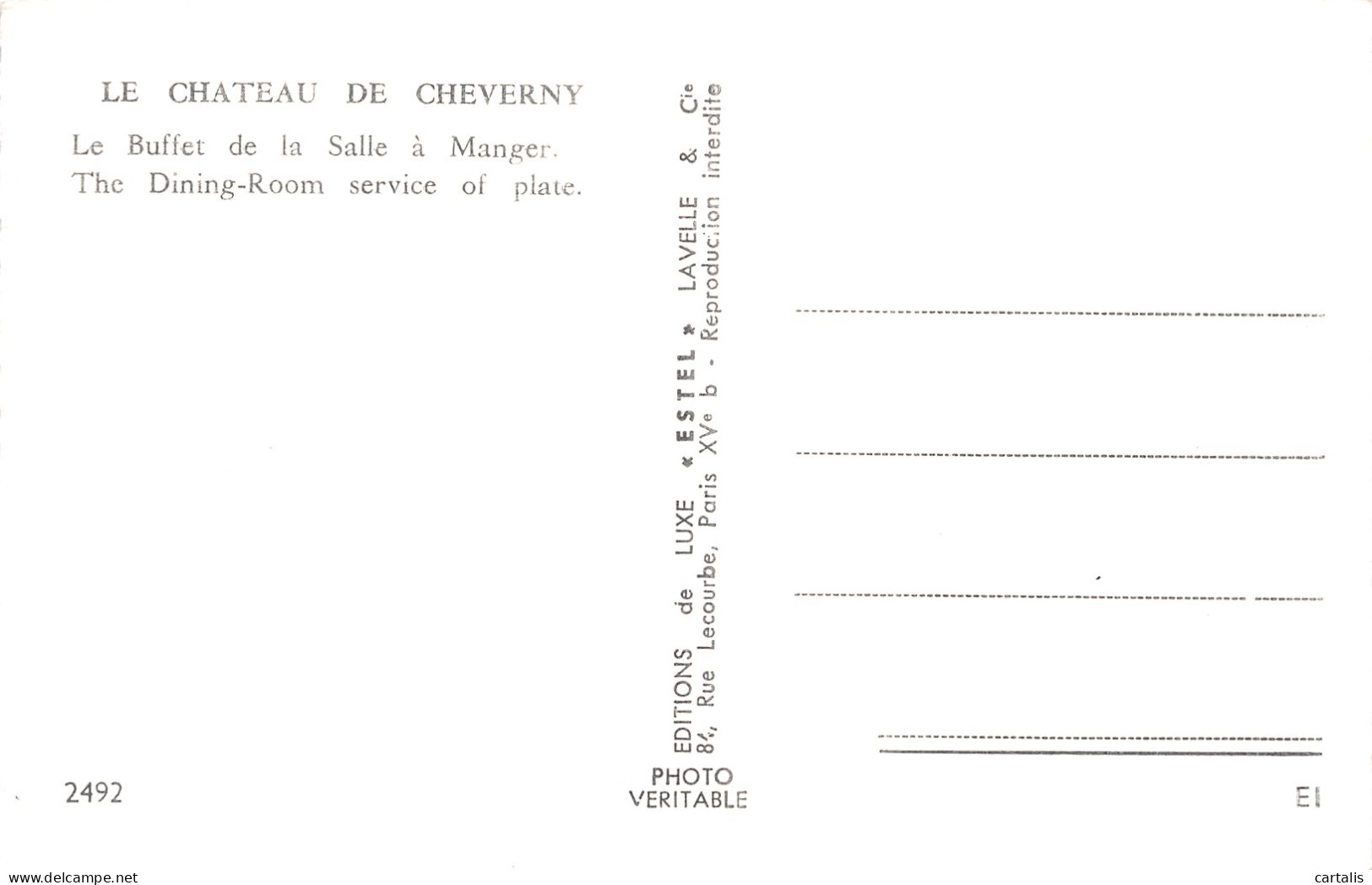 41-CHEVERNY-N° 4419-E/0363 - Cheverny