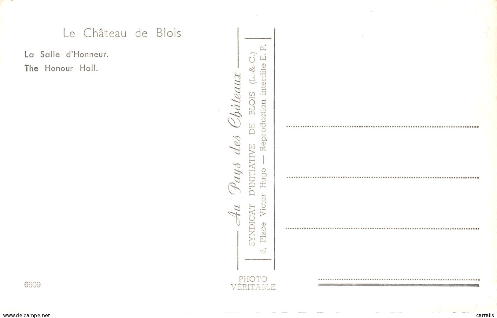 41-LE CHATEAU DE BLOIS-N° 4419-E/0263 - Otros & Sin Clasificación