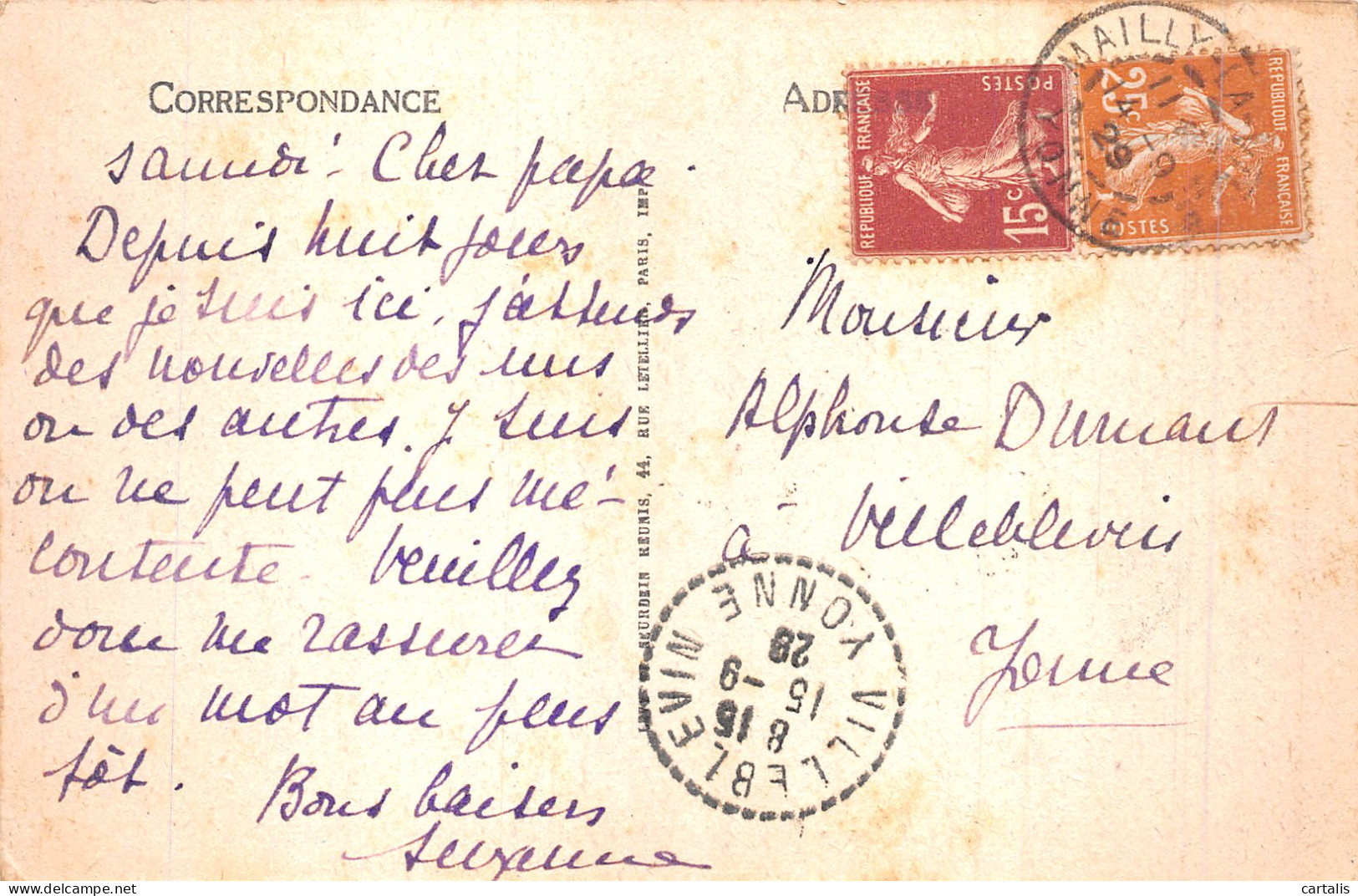 89-MAILLY LA VILLE-N° 4419-E/0073 - Other & Unclassified