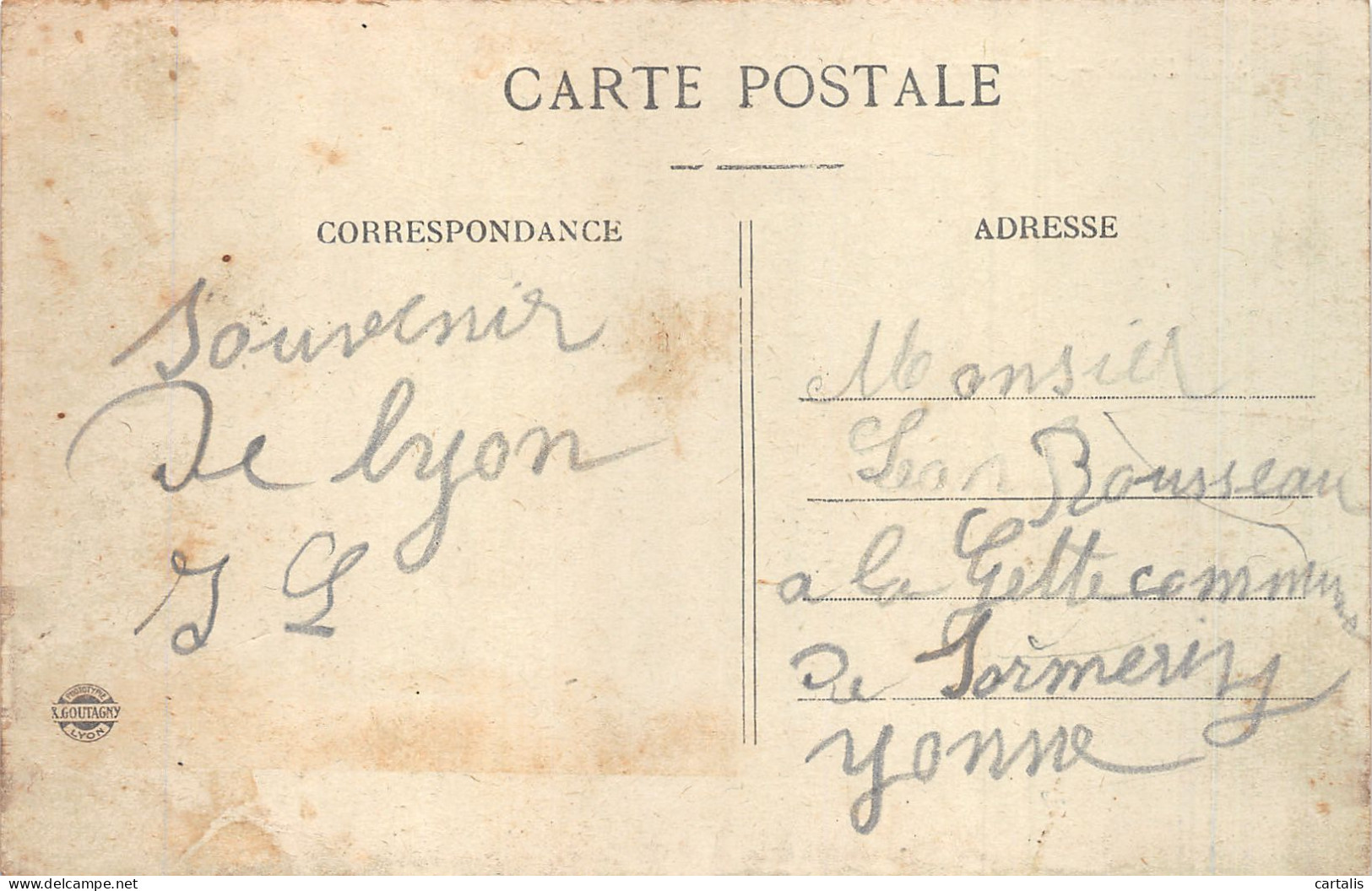 69-LYON-N° 4419-E/0047 - Andere & Zonder Classificatie