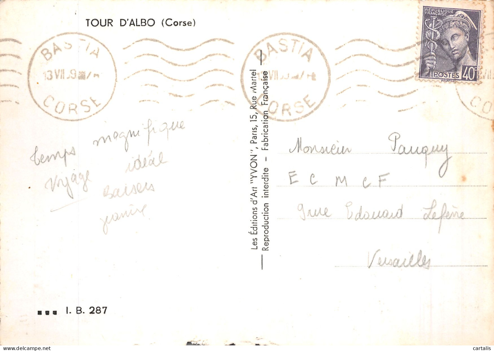 20-TOUR D ALBO-N° 4419-D/0355 - Other & Unclassified