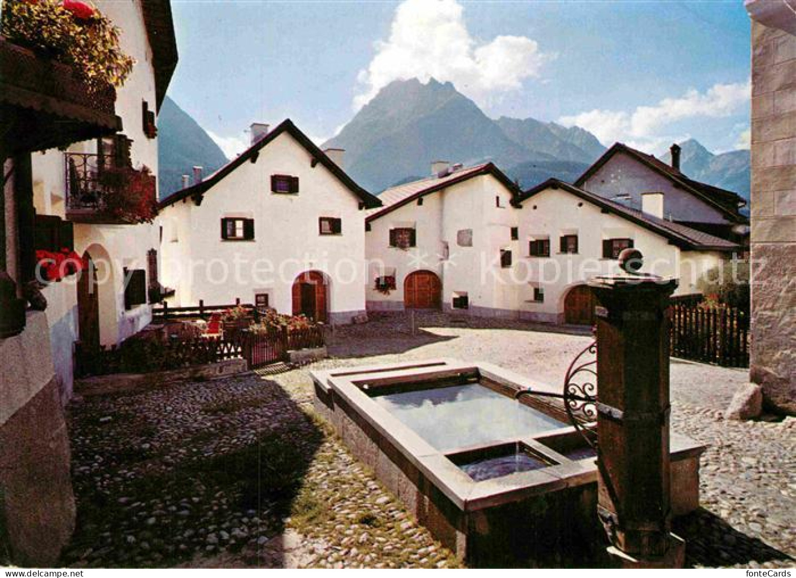 12860108 Scuol Tarasp Vulpera Plazetta Scuol Alpines Heilbad Alpen Scuol - Autres & Non Classés