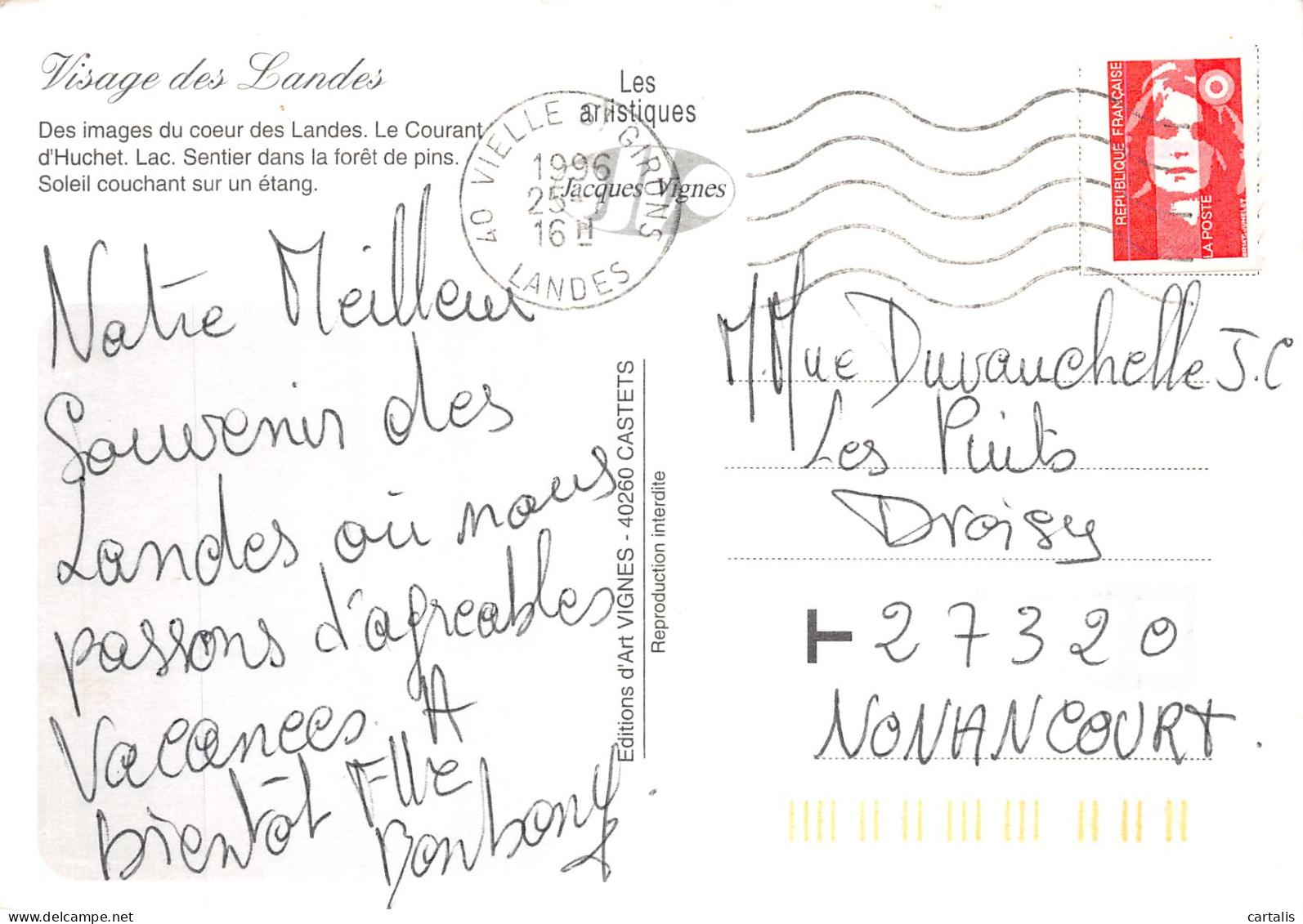 40-LES LANDES-N° 4419-D/0177 - Other & Unclassified