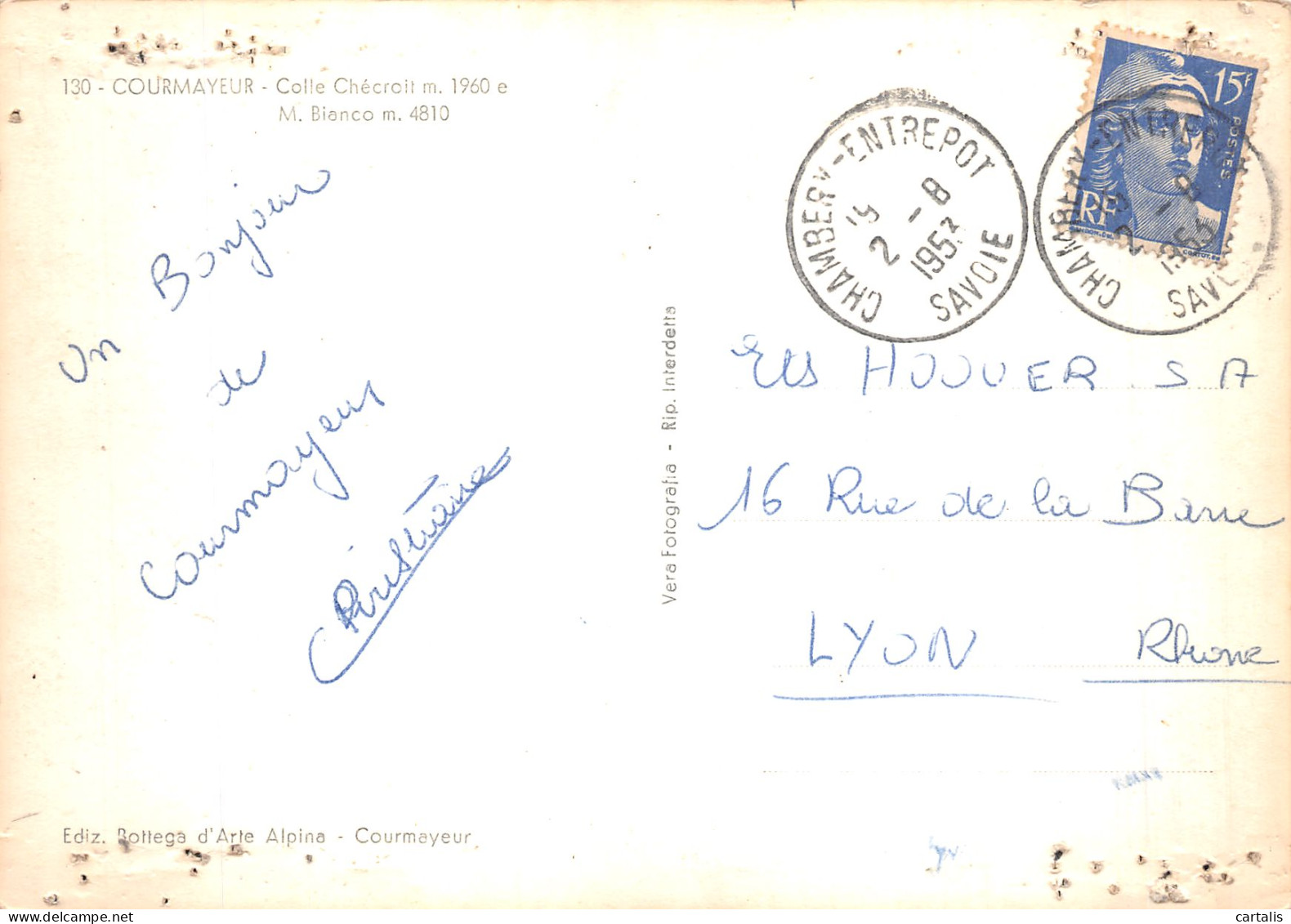 11-COURMAYEUR-N° 4419-D/0143 - Autres & Non Classés